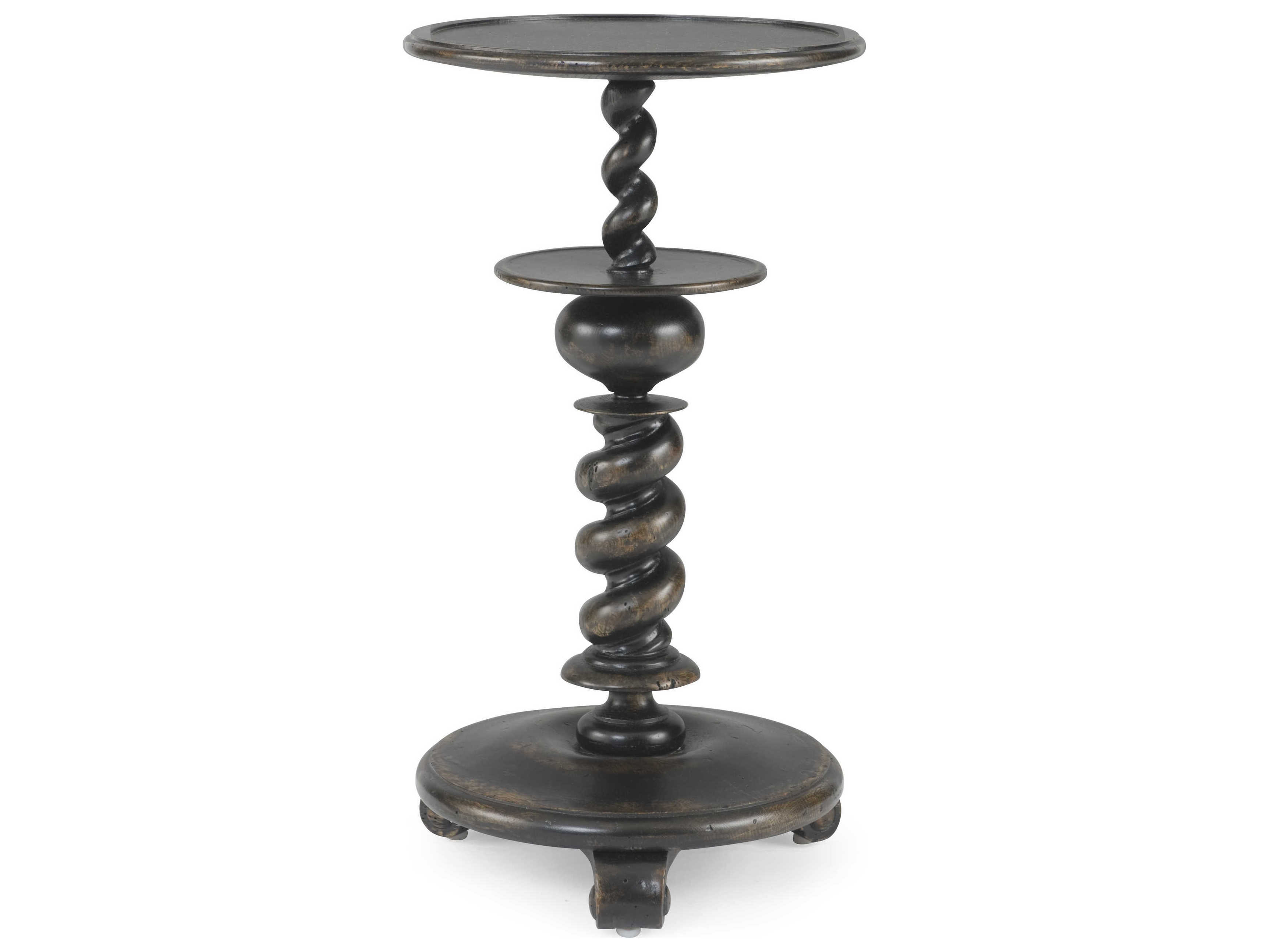 Century Furniture Monarch Round Wood End Table