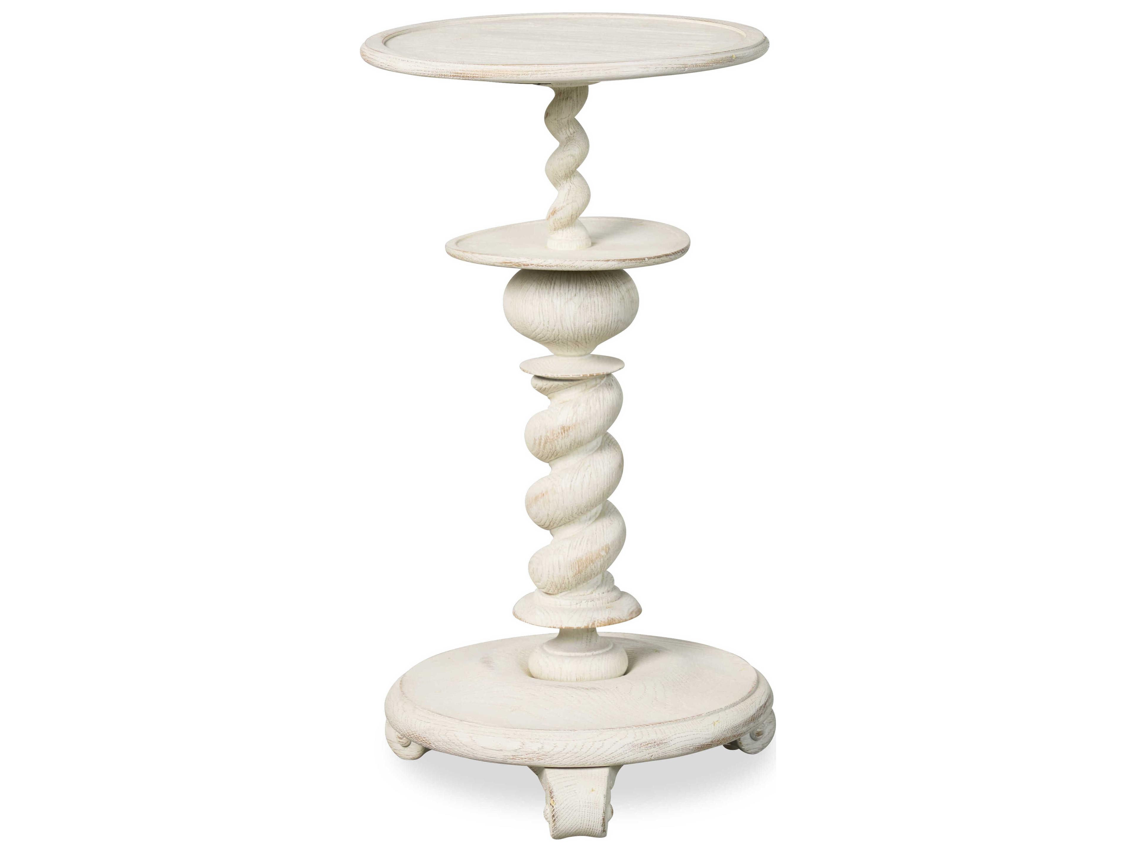 Century Furniture Monarch Round Wood End Table