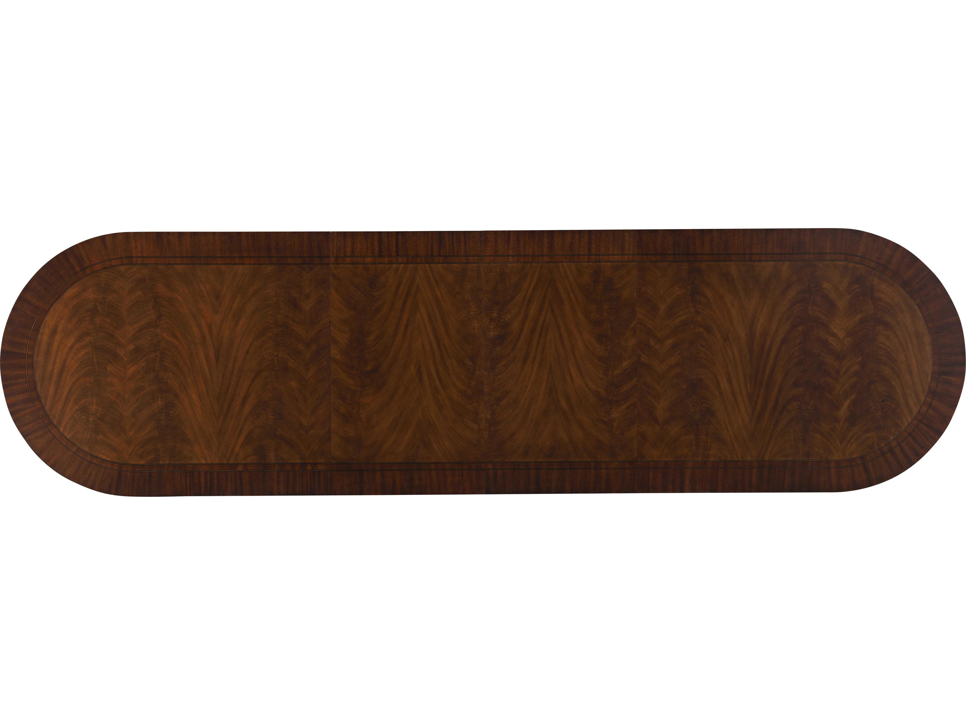 Century Furniture Monarch Extendable Oval Wood Dining Table