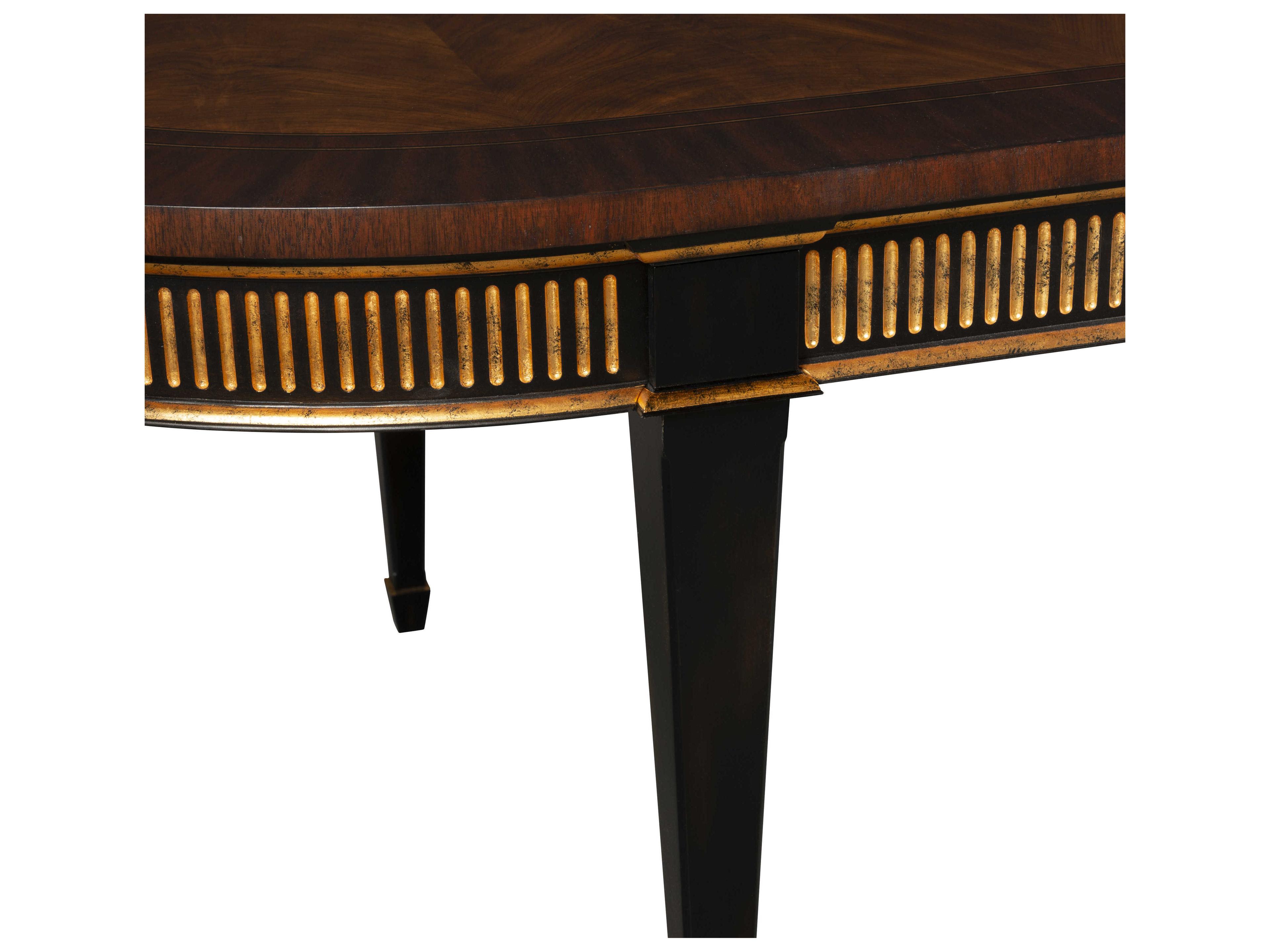 Century Furniture Monarch Extendable Oval Wood Dining Table