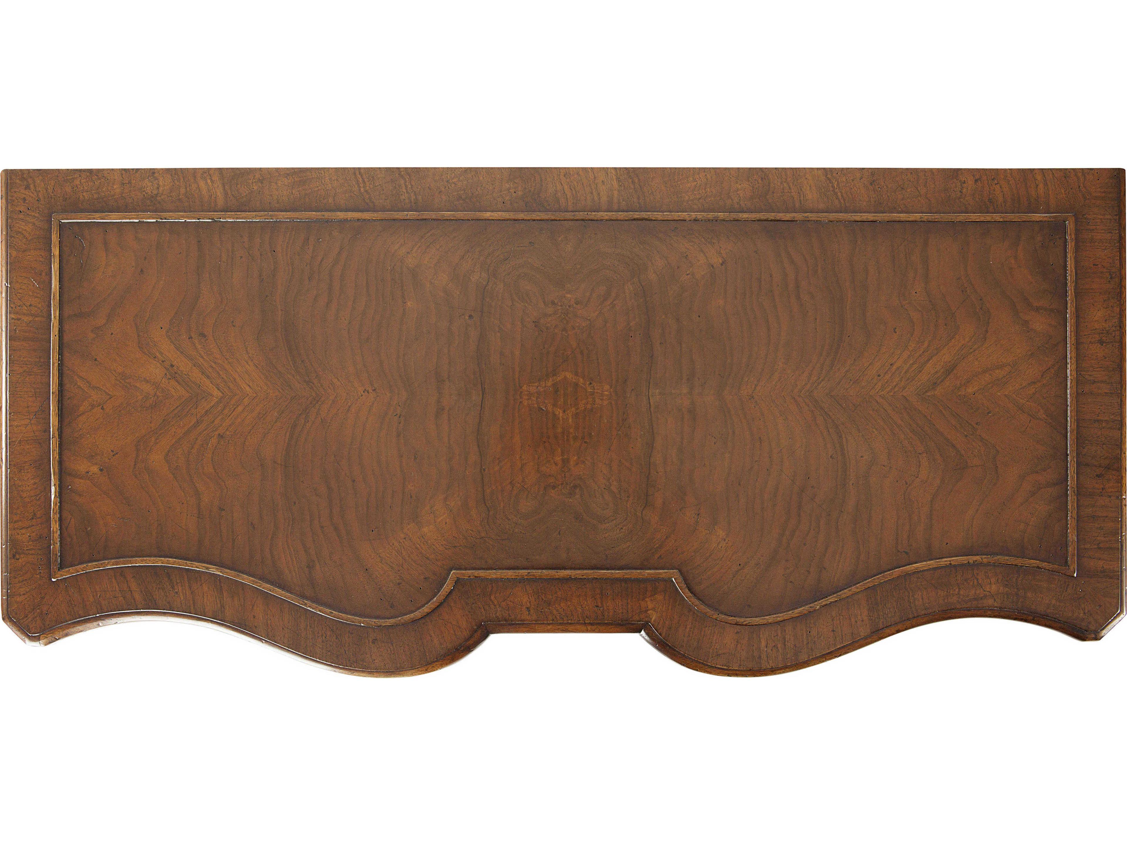 Century Furniture Monarch 4-Drawers Brown Acacia Wood Accent Chest