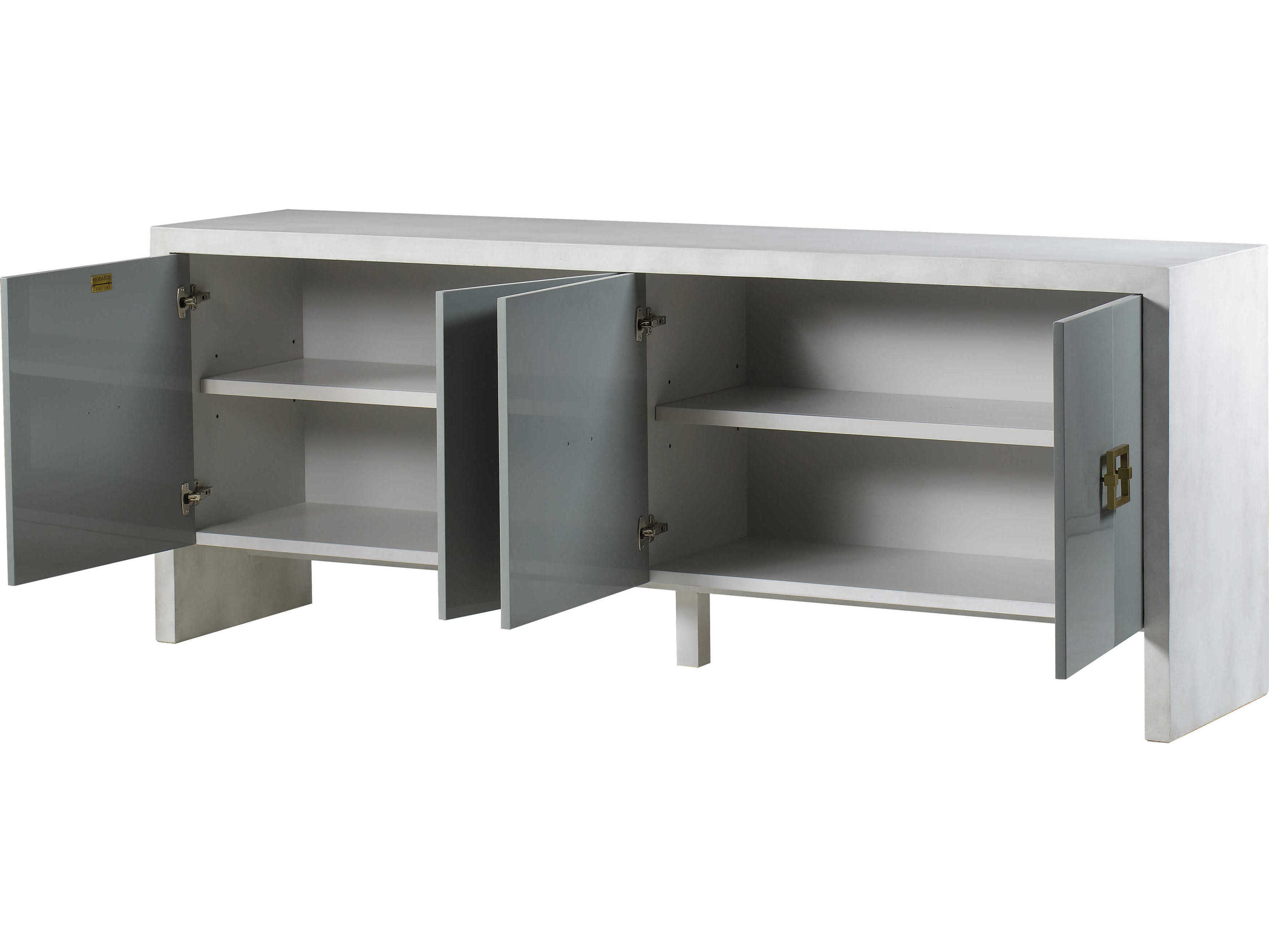 Century Furniture Monarch 89" Poplar Wood Credenza Sideboard