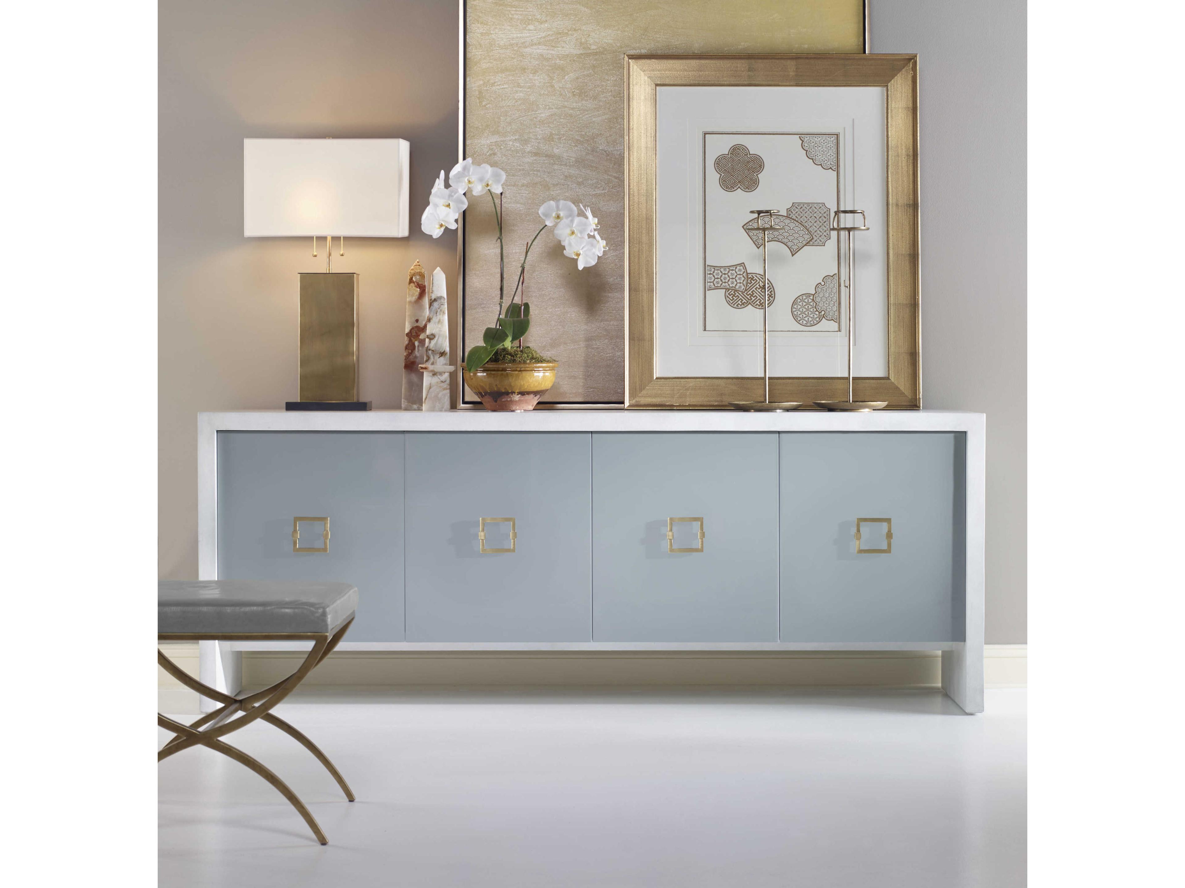 Century Furniture Monarch 89" Poplar Wood Credenza Sideboard