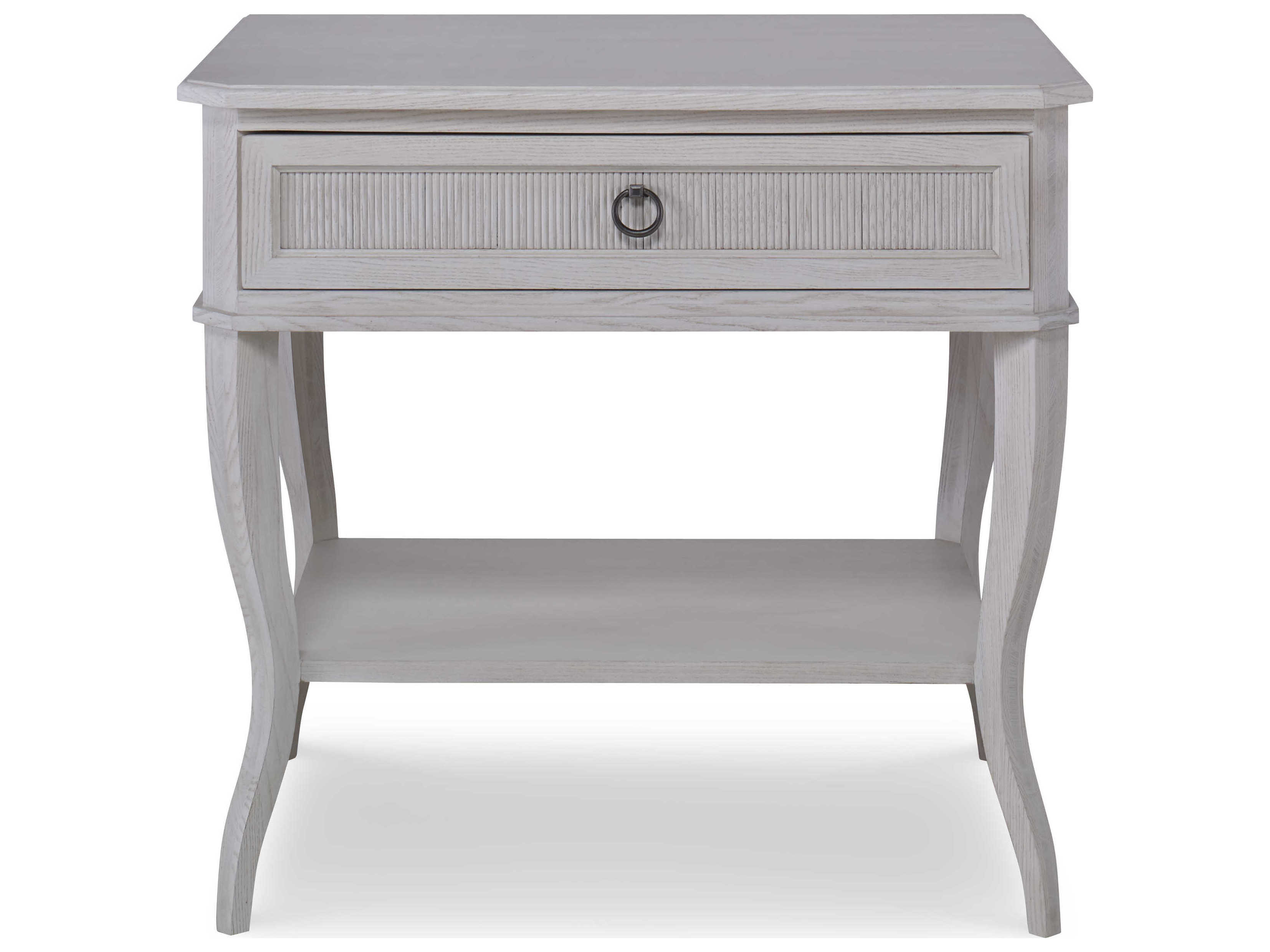 Century Furniture Monarch 1-Drawer Gray Ash Wood Nightstand