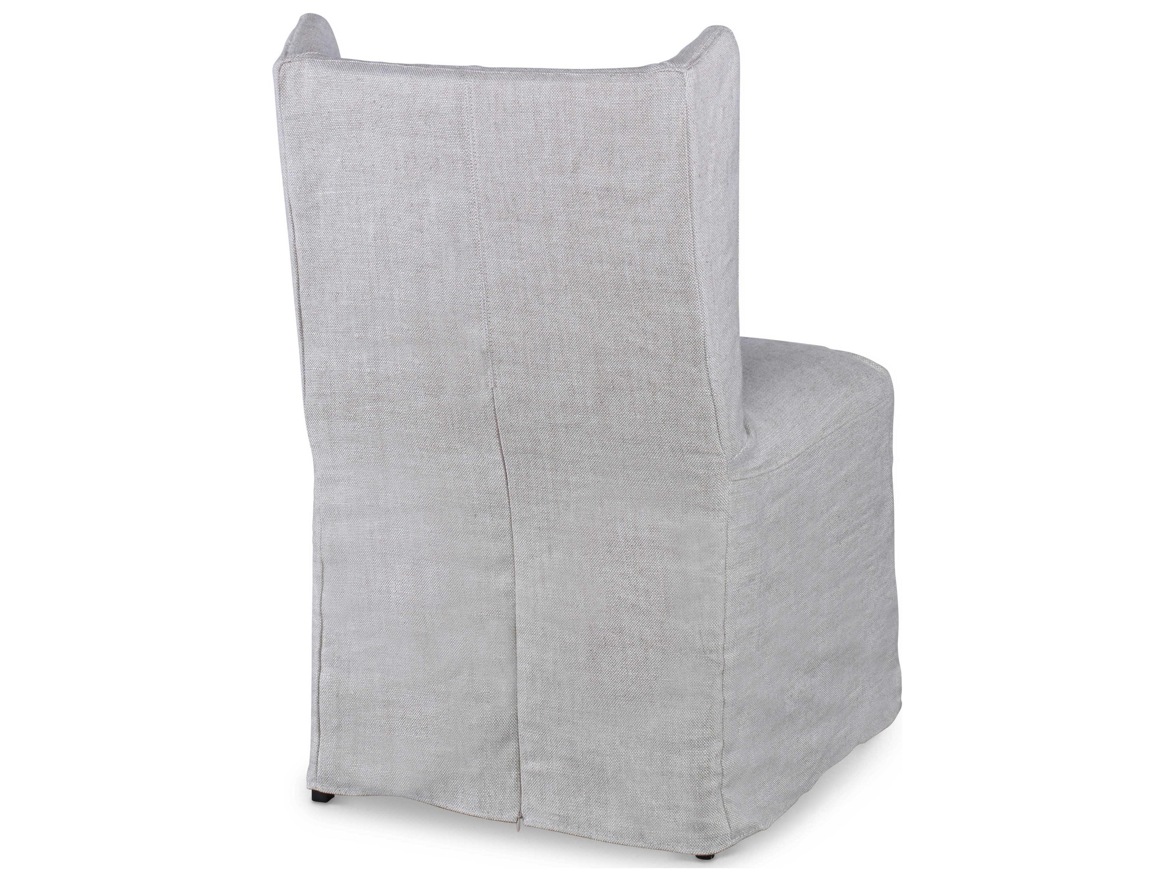 Century Furniture Monarch Beech Wood Gray Upholstered Side Dining Chair