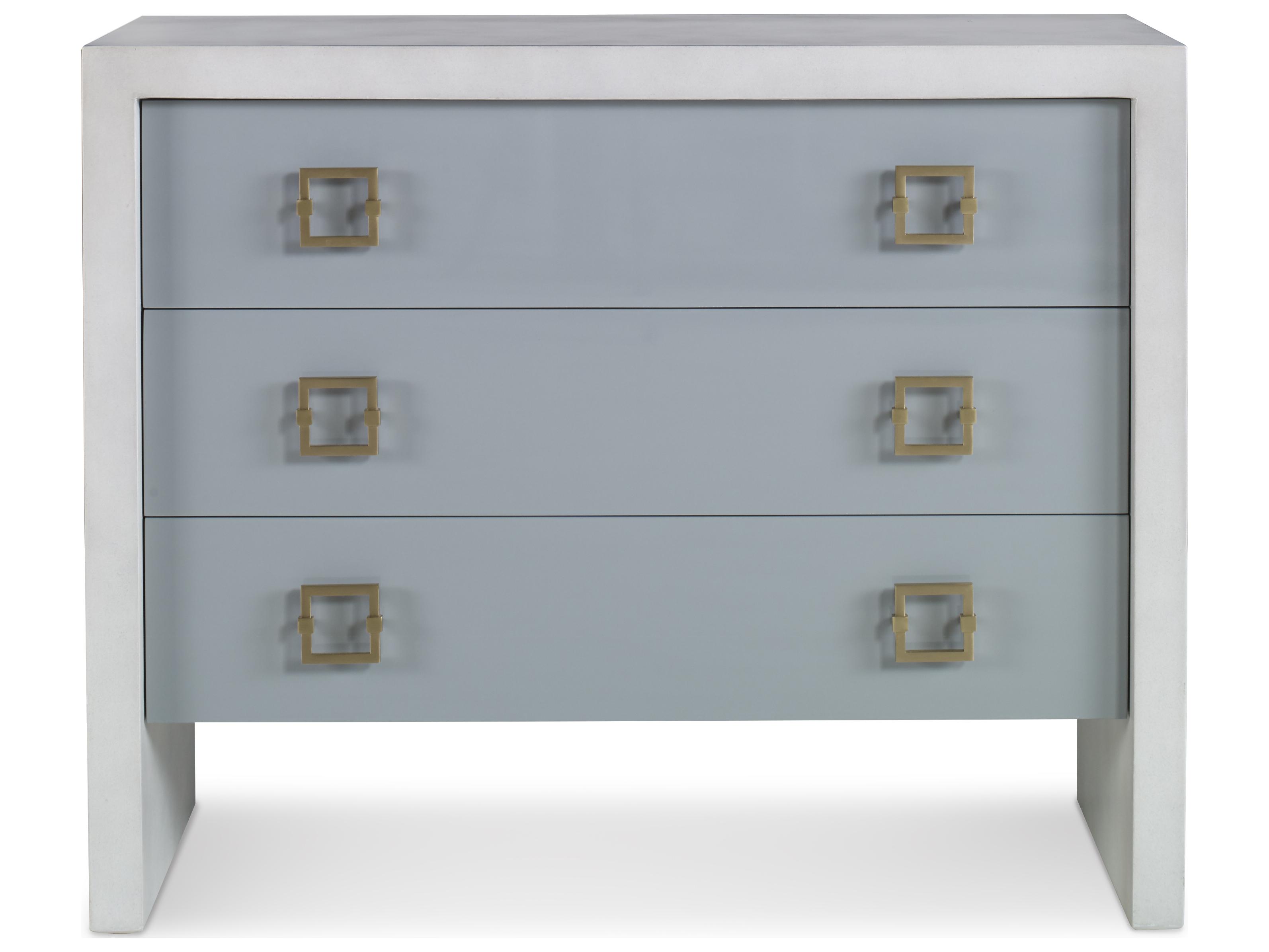 Century Furniture Monarch Gray Oak Wood Accent Chest