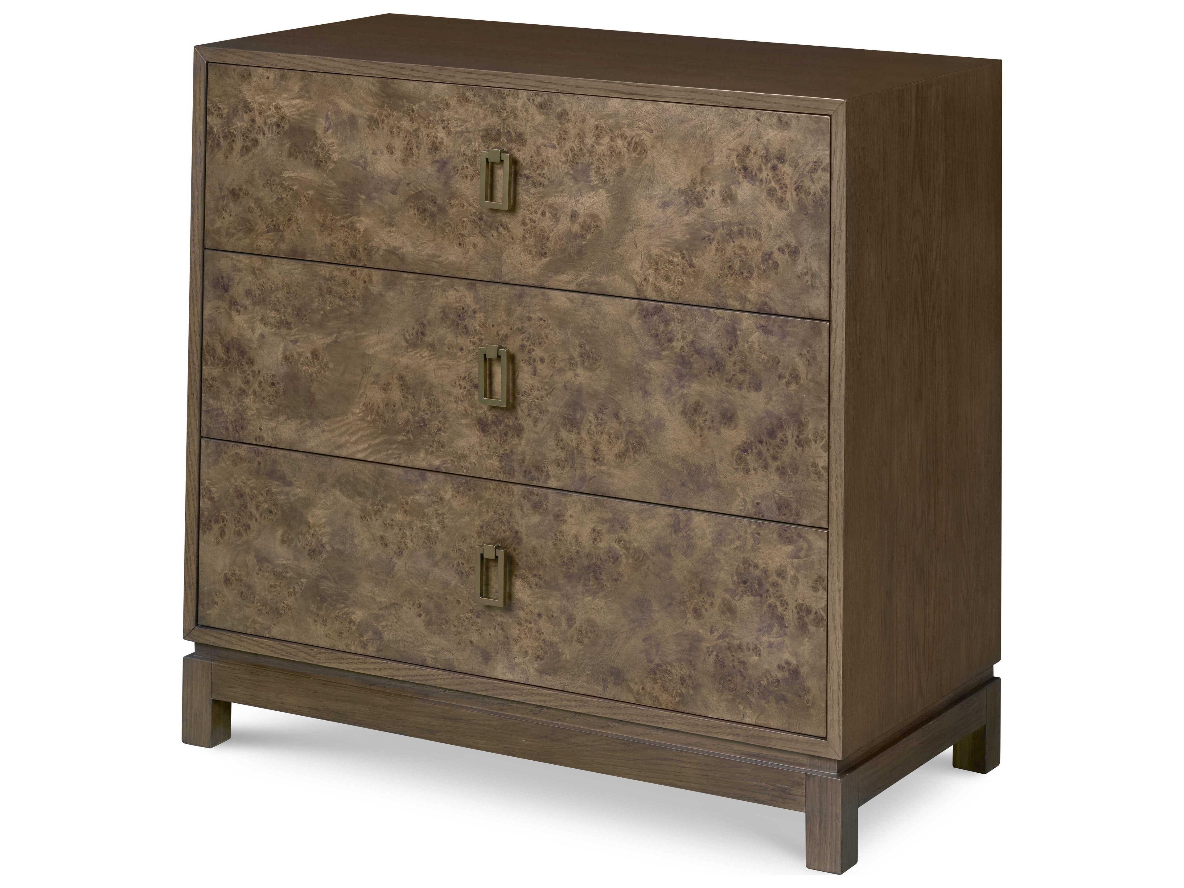 Century Furniture Monarch Brown Oak Wood Accent Chest
