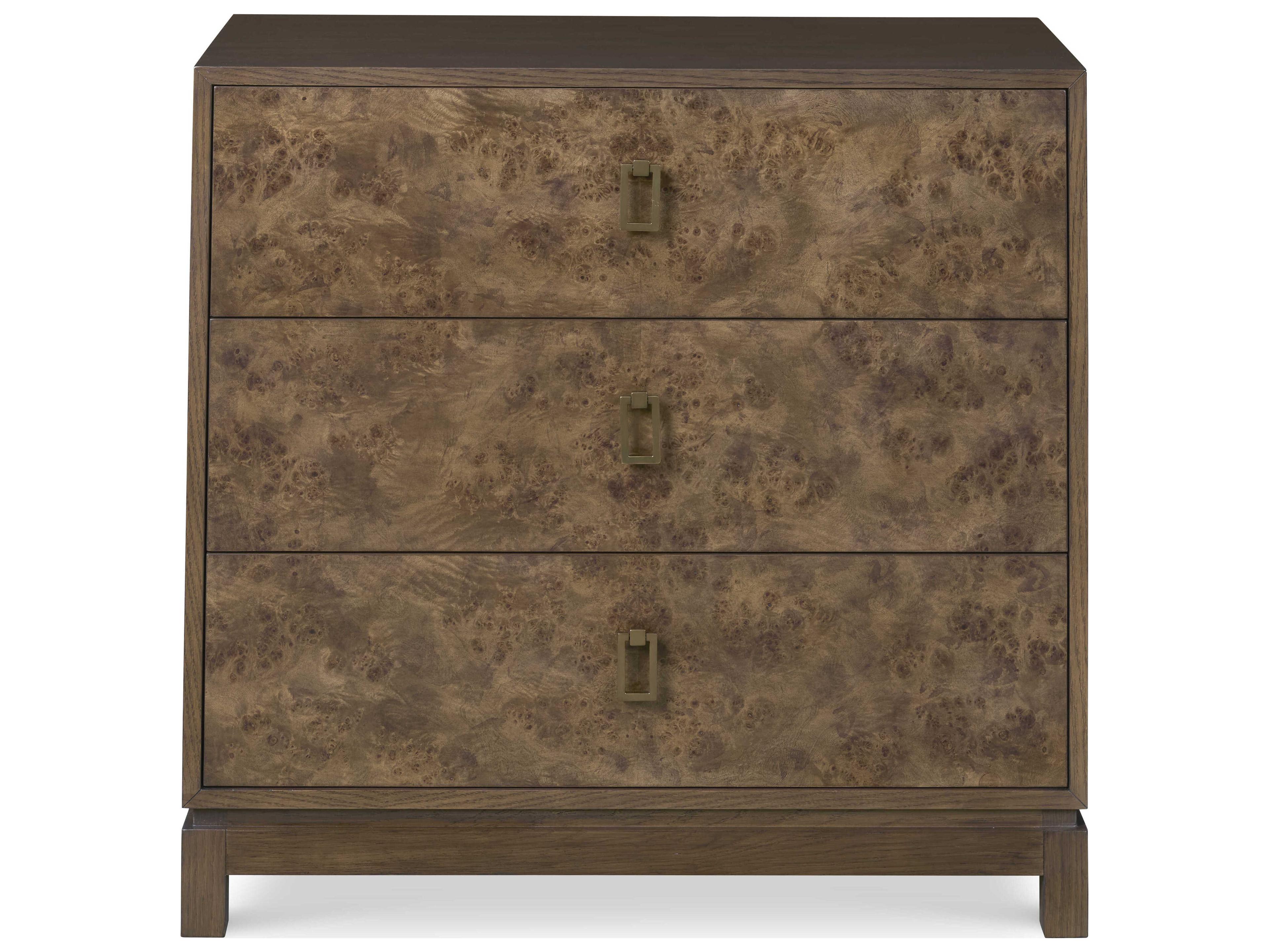 Century Furniture Monarch Brown Oak Wood Accent Chest