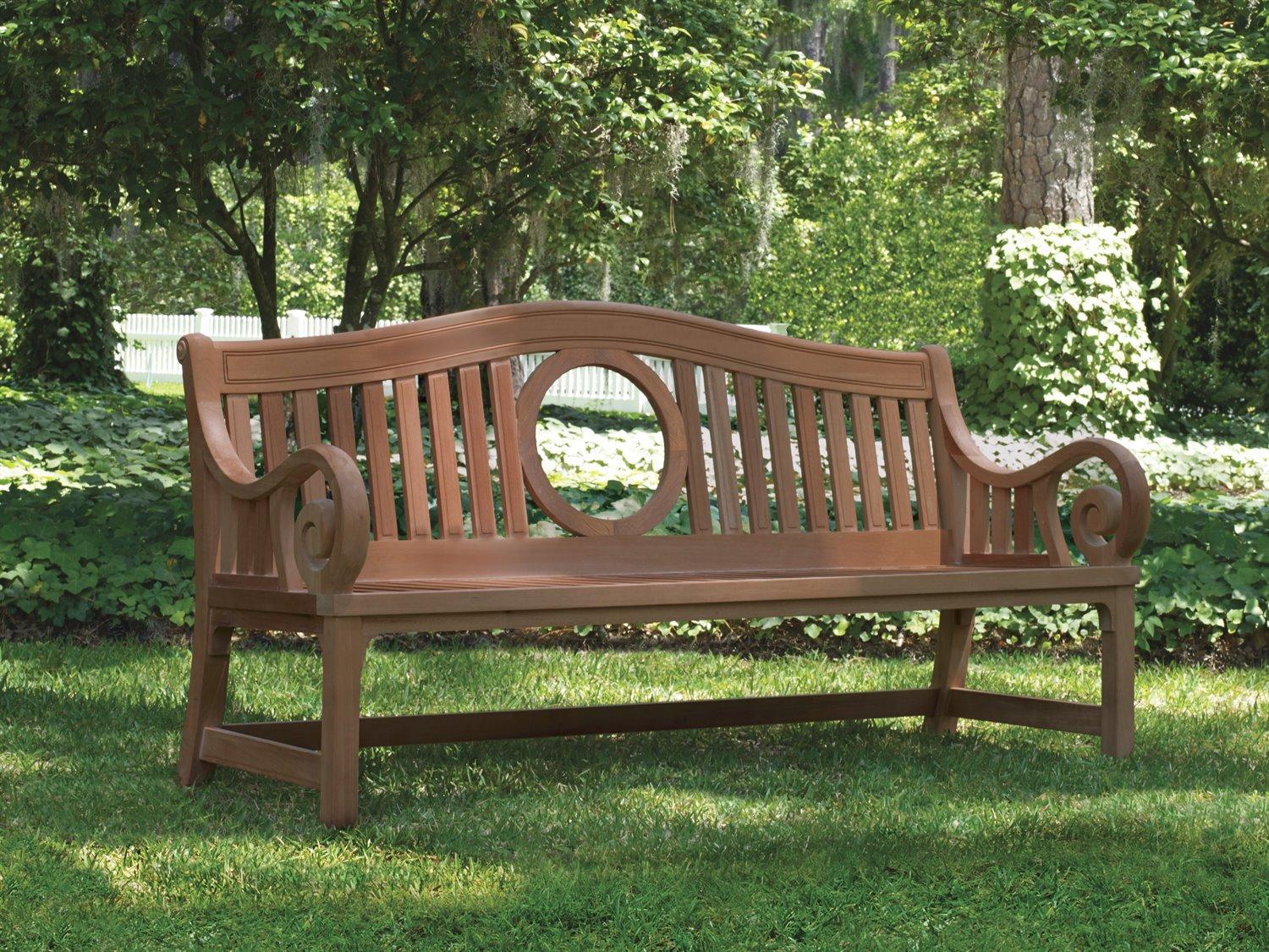 Century Outdoor Thomas O'Brien Liberty House Mahogany Bench