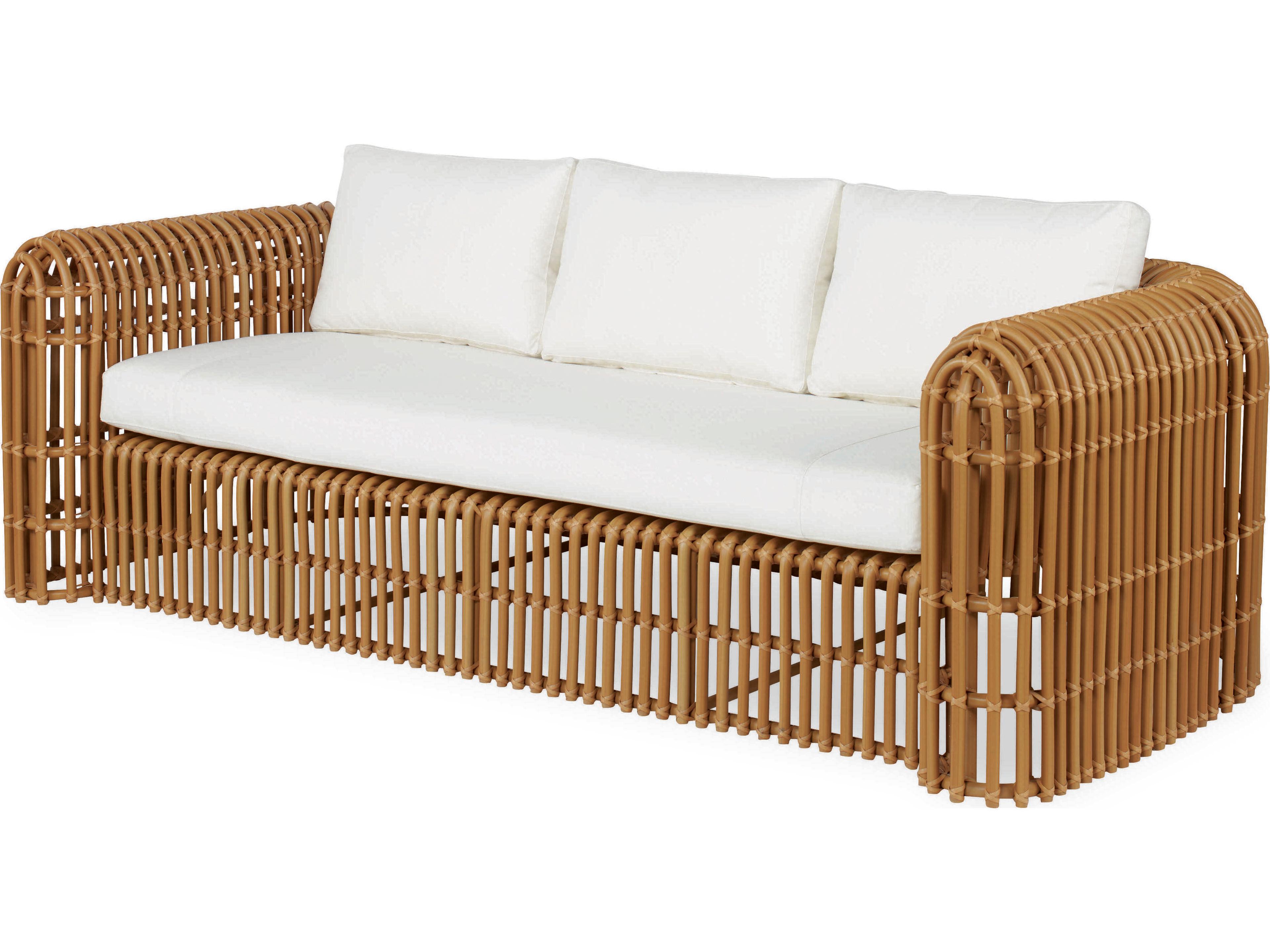 Century Outdoor Carrier And Company Aluminum Cushion Sofa