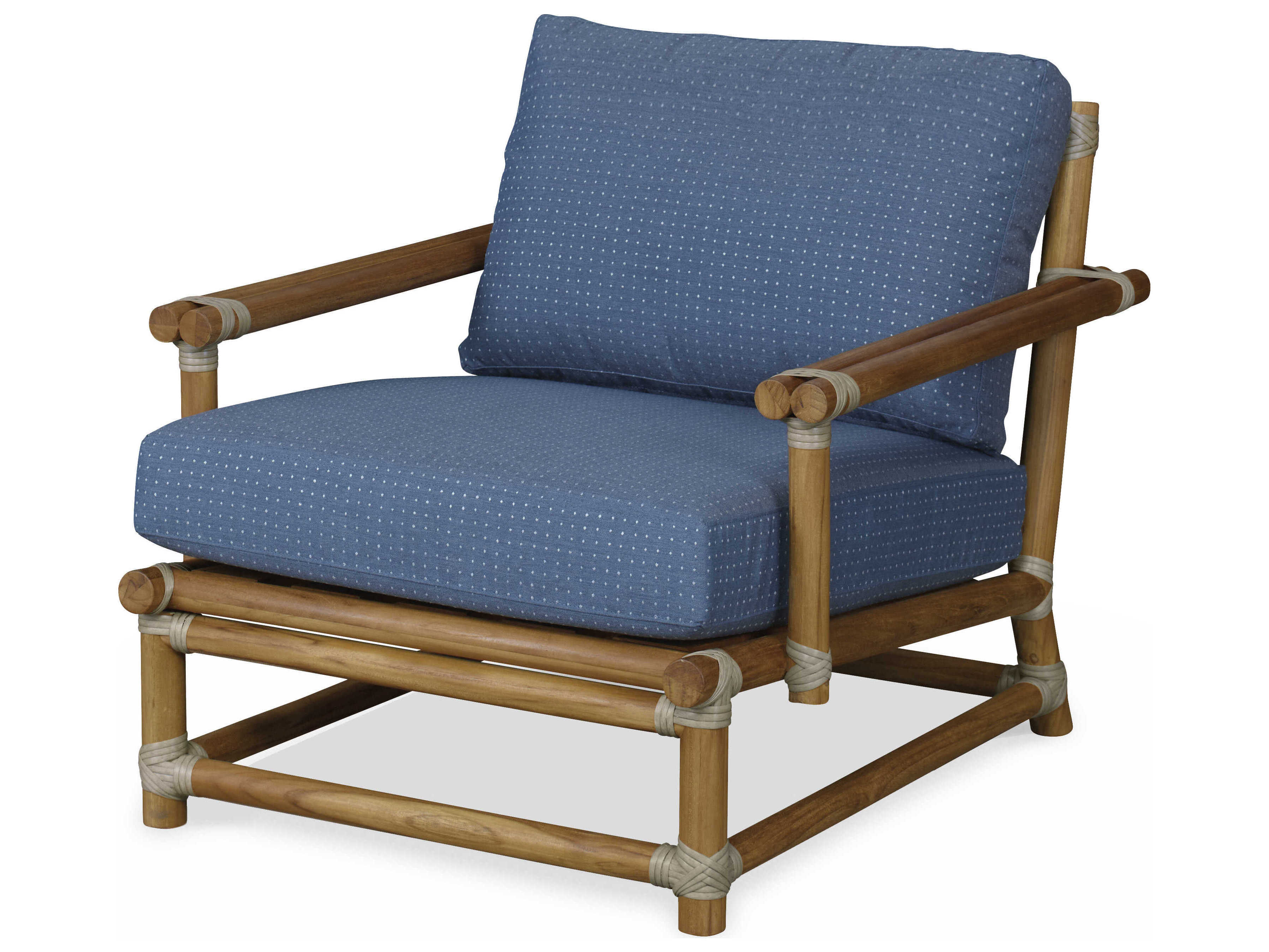 Century Outdoor Carrier And Company Resin Cushion Lounge Chair