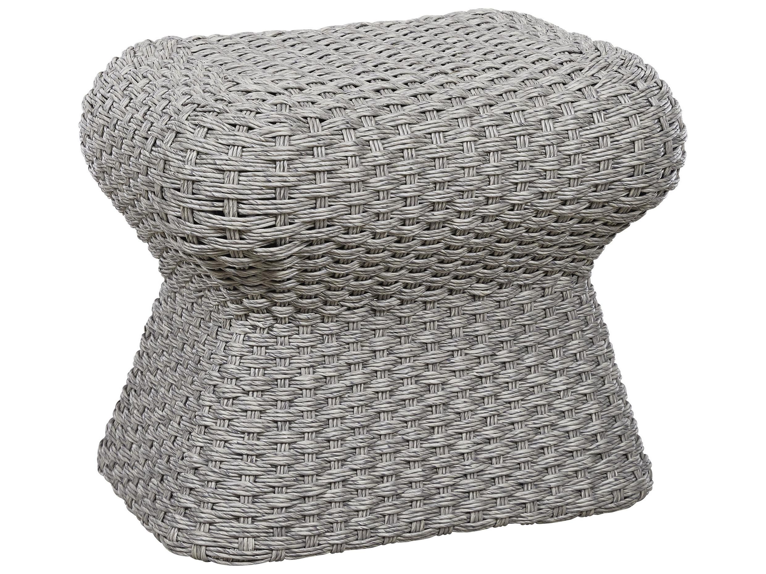 Century Outdoor Warren Outdoor Ottoman - Grey