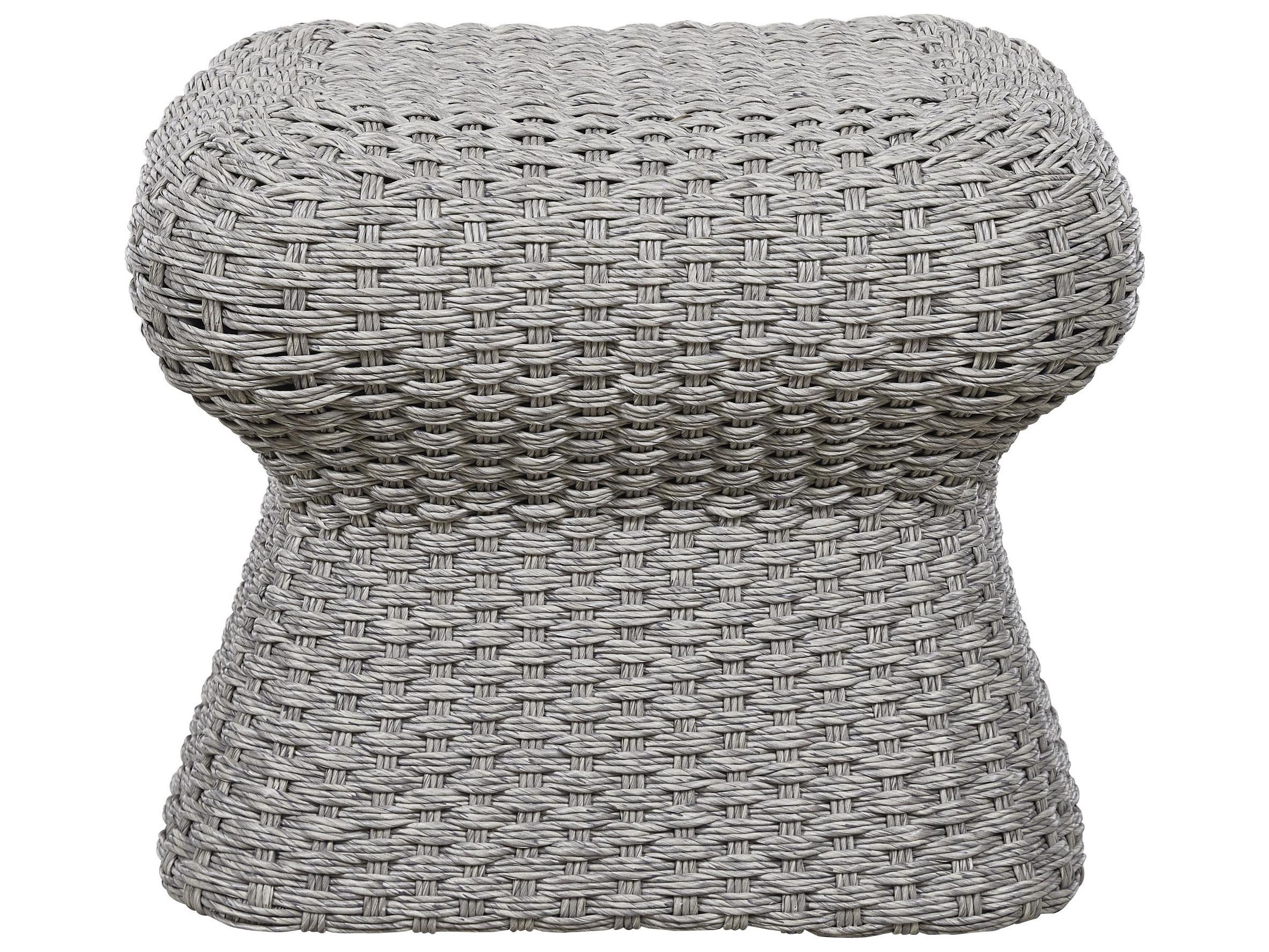 Century Outdoor Warren Outdoor Ottoman - Grey