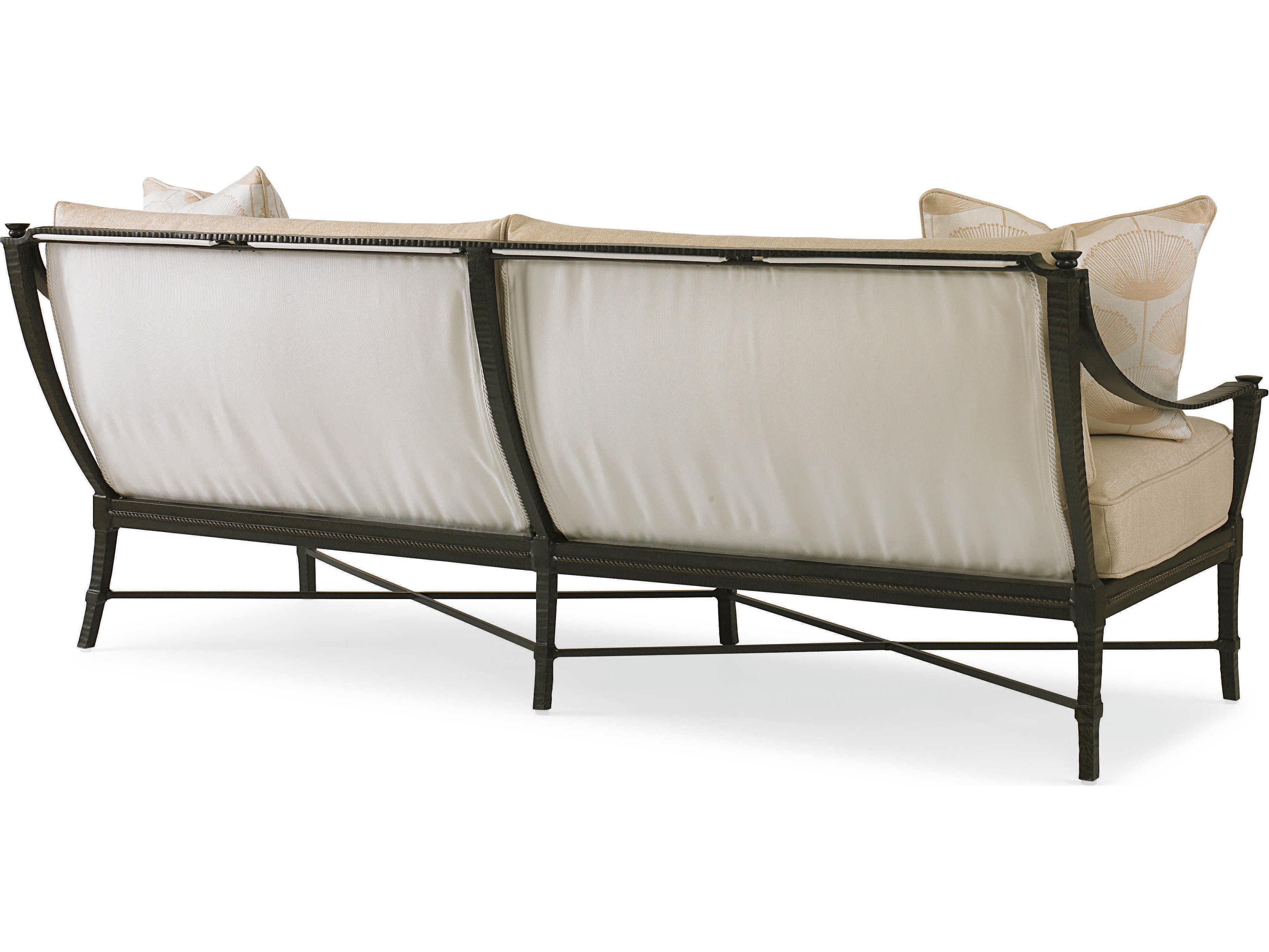 Century Outdoor Andalusia Cordoba Aluminum Cushion Sofa