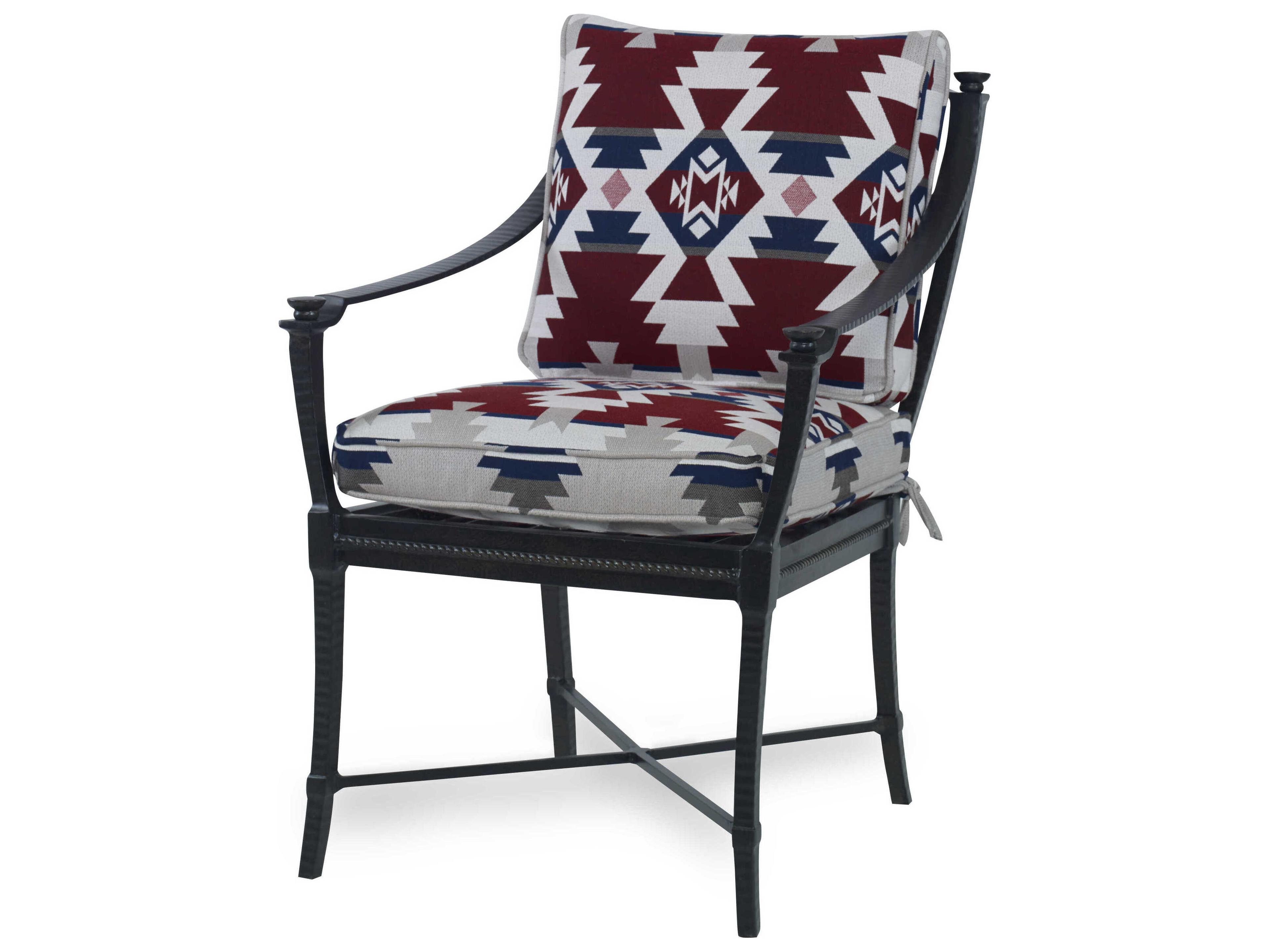 Century Outdoor Andalusia Cordoba Aluminum Cushion Dining Chair