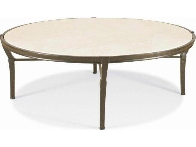 Century Outdoor Andalusia Aluminum Round Coffee Table