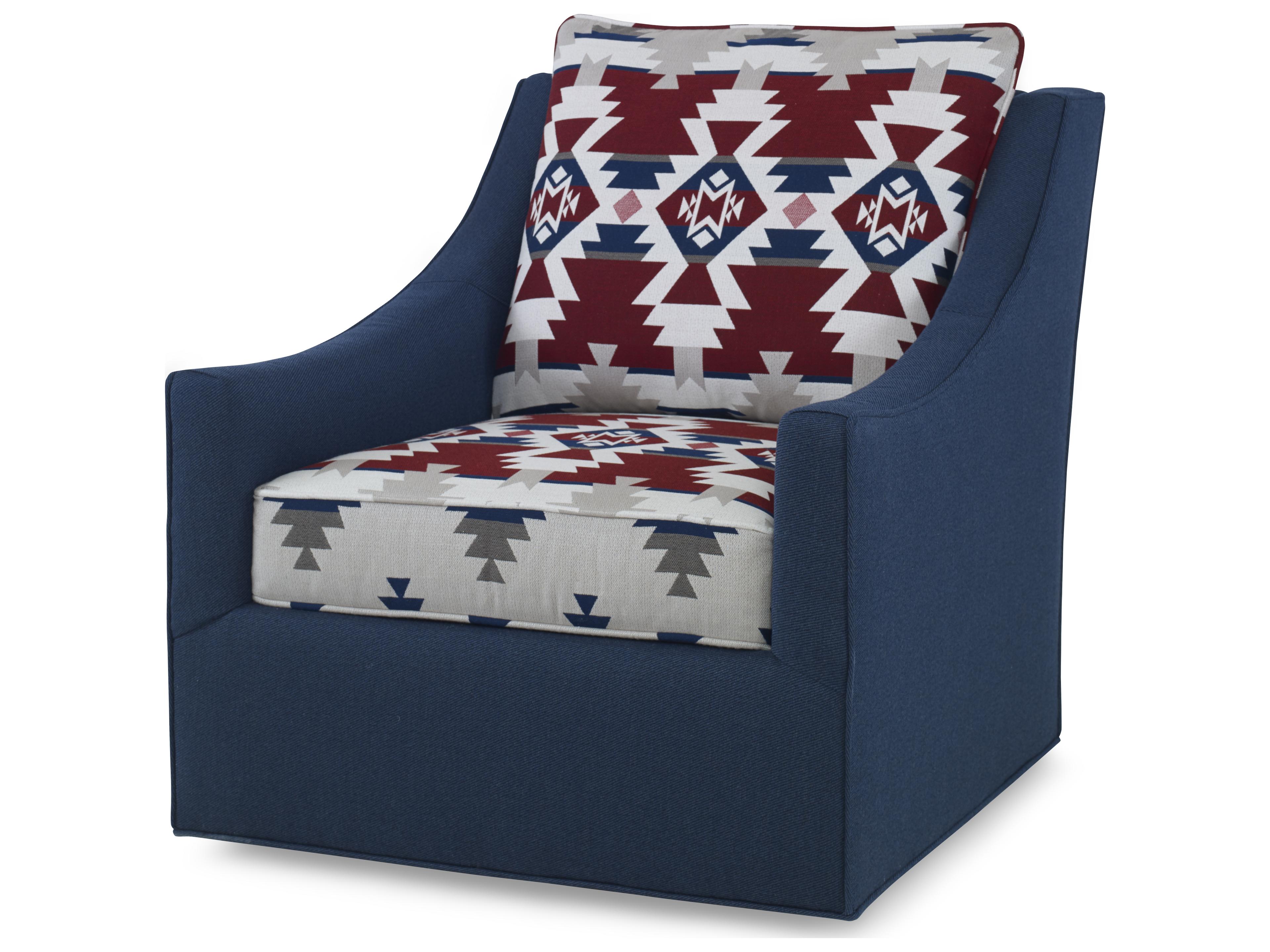 Century Outdoor Willem Upholstered Swivel Lounge Chair