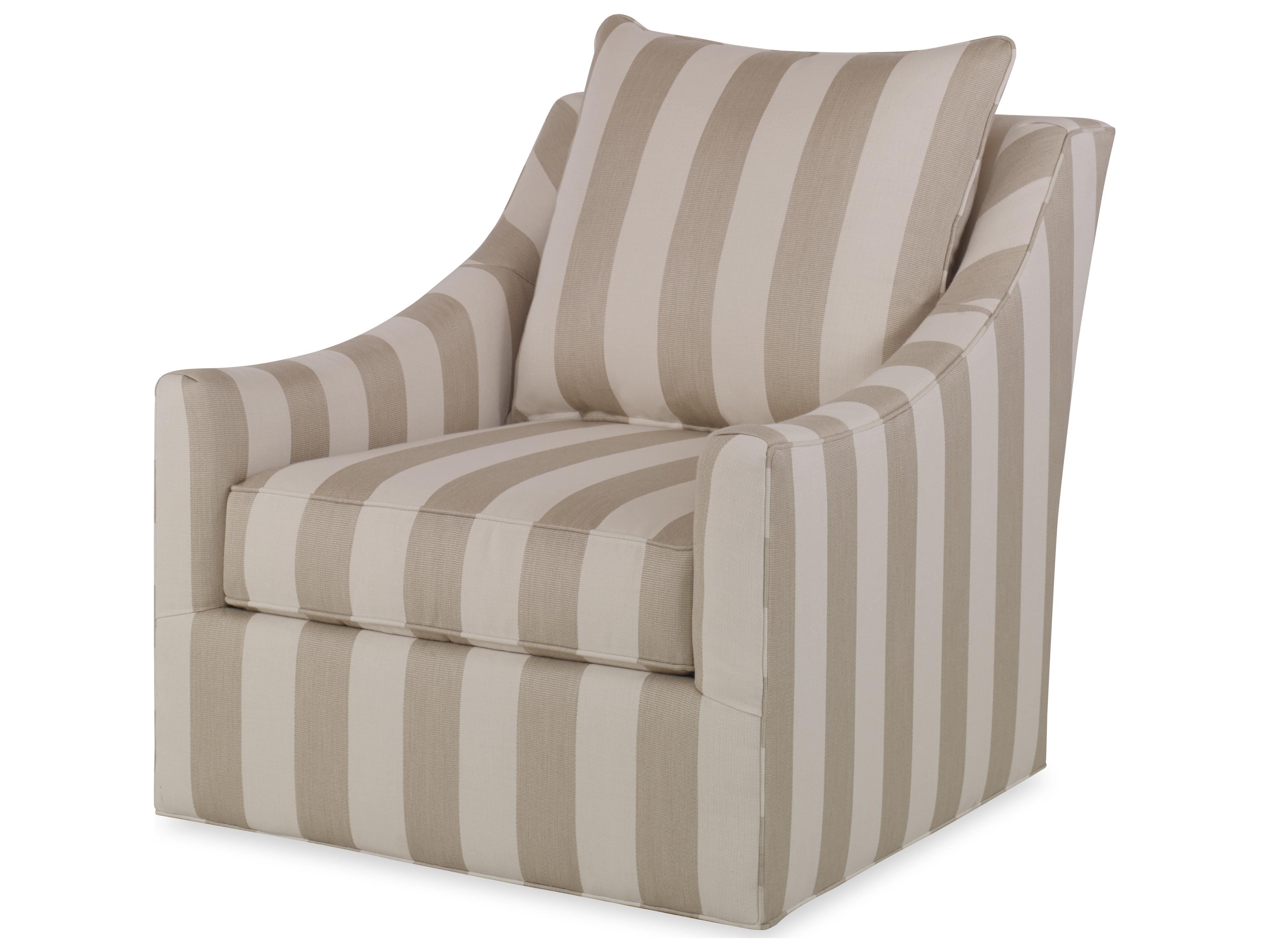 Century Outdoor Willem Upholstered Swivel Lounge Chair