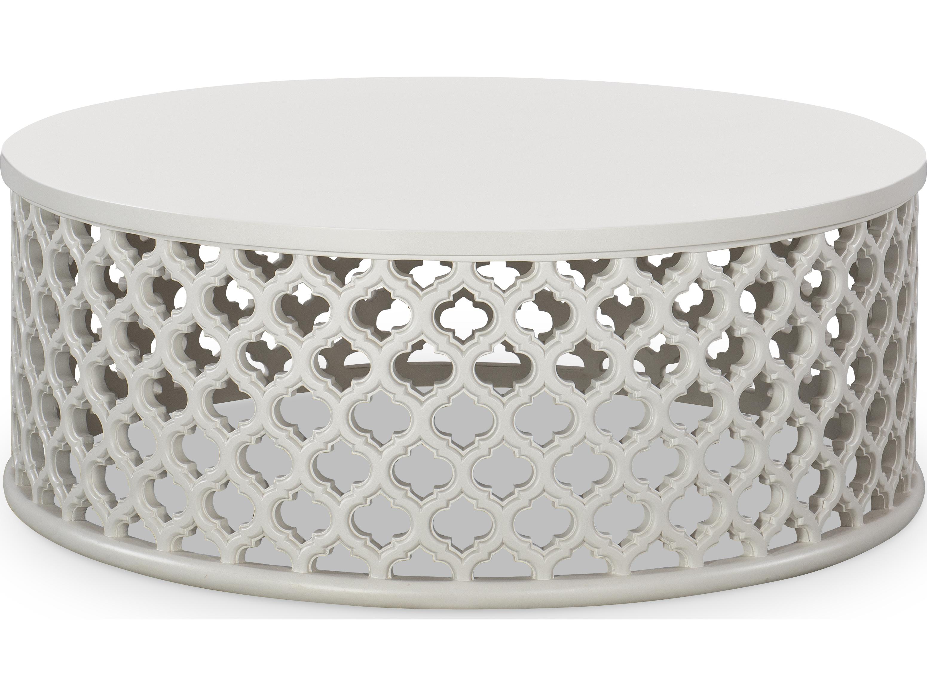 Century Outdoor Complements Cast Concrete Dupre Round Coffee Table