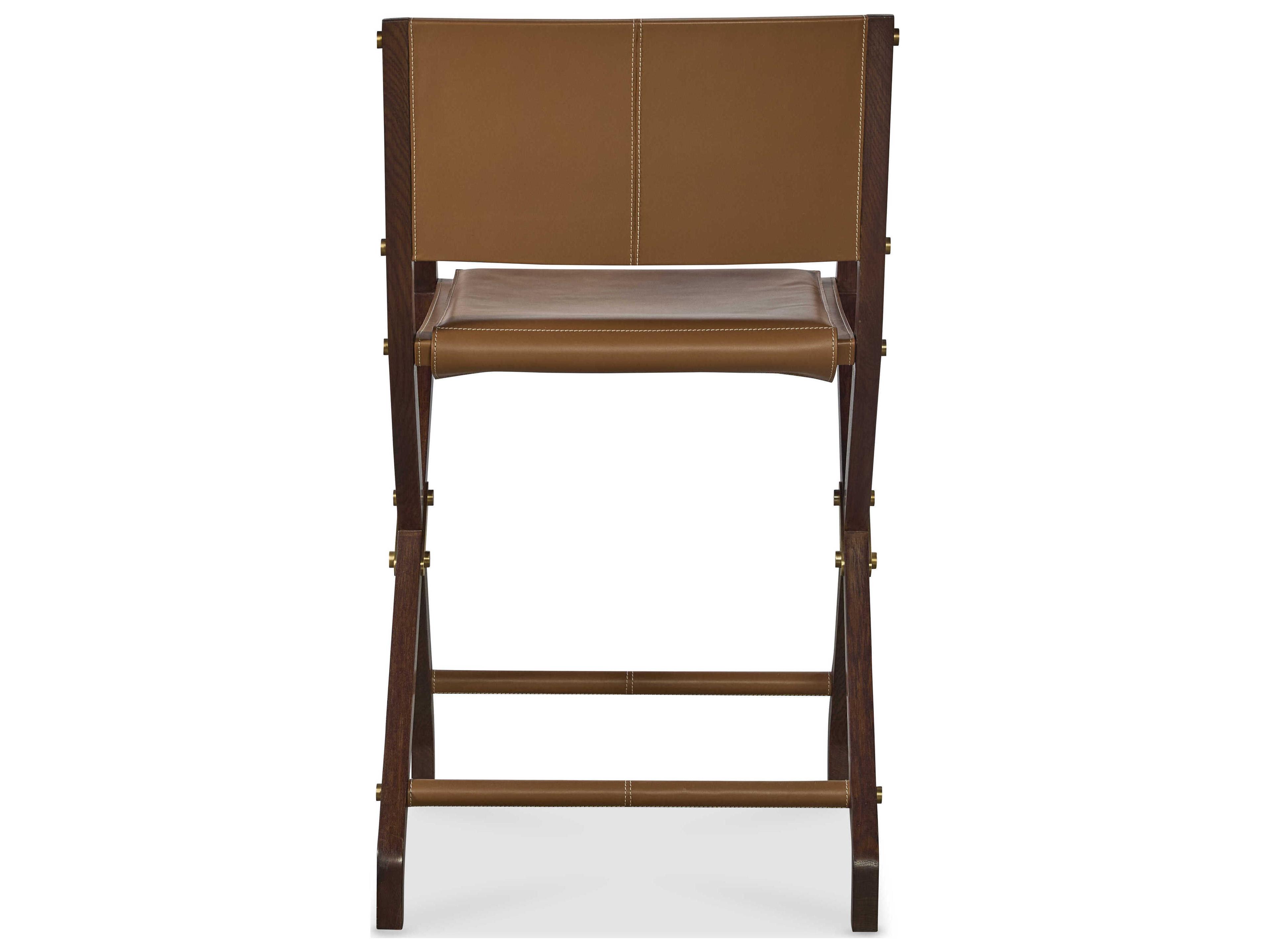 Century Furniture Trading Company Sturges Leather Counter Stool