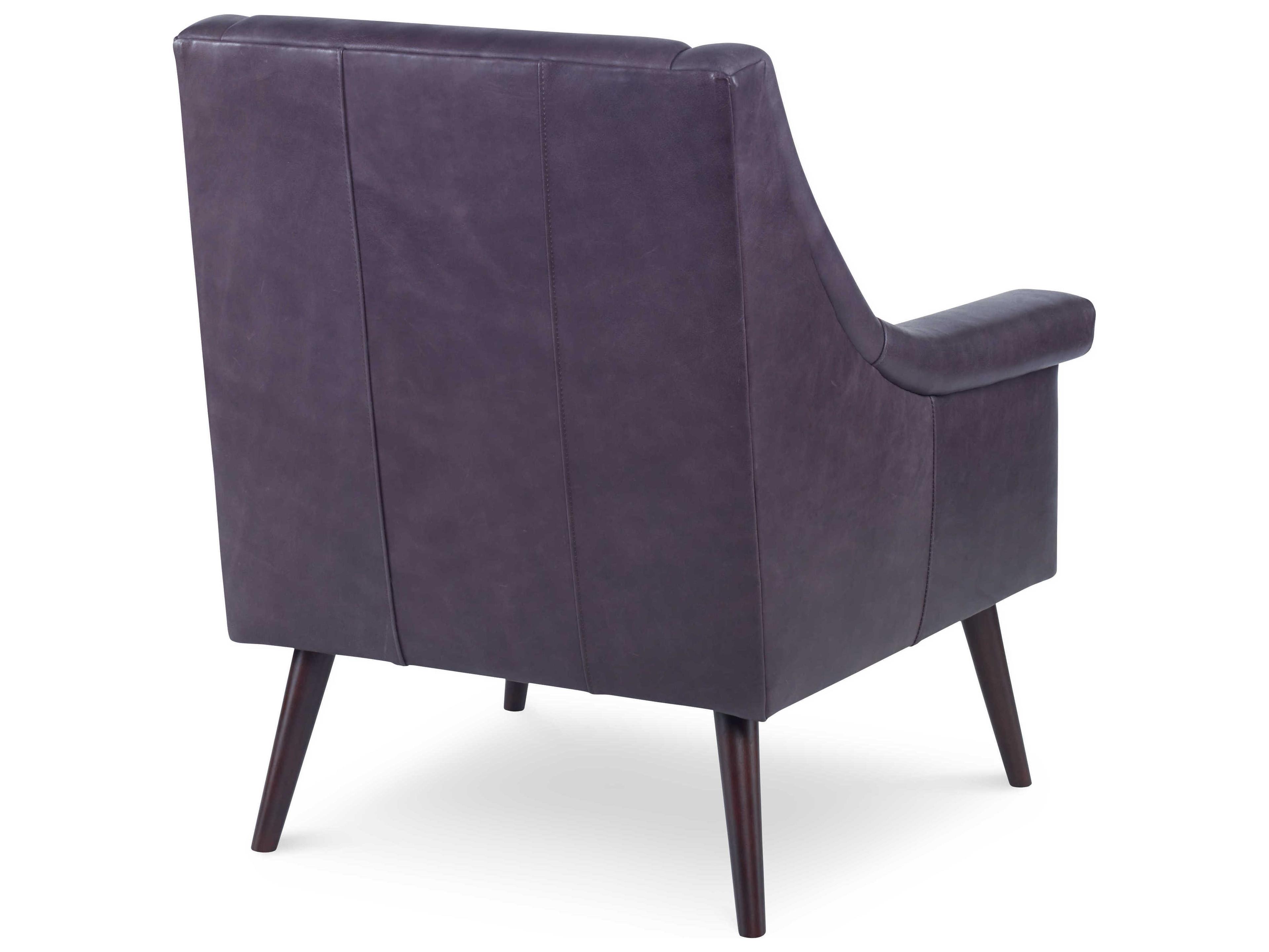 Century Furniture Trading Company Brown Leather Accent Chair