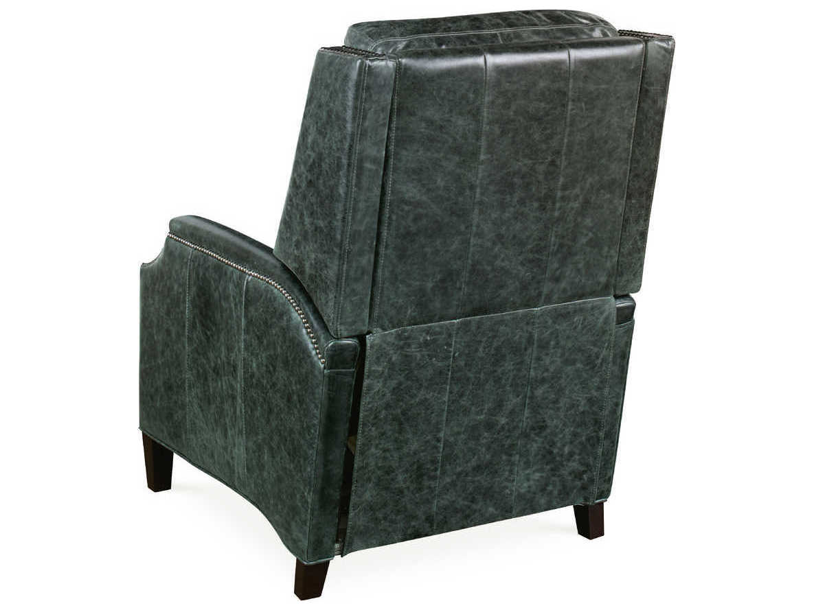 Century Furniture Trading Company Night Black Leather Power Recliner