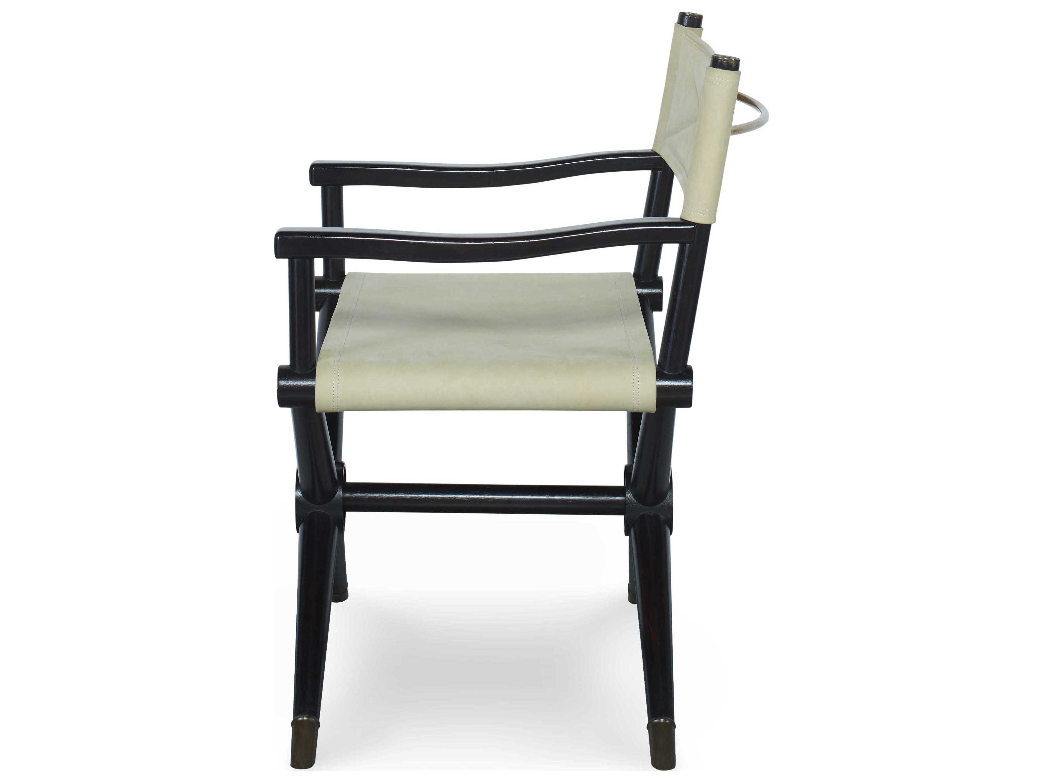 Century Furniture Trading Company Beige Upholstered Arm Dining Chair