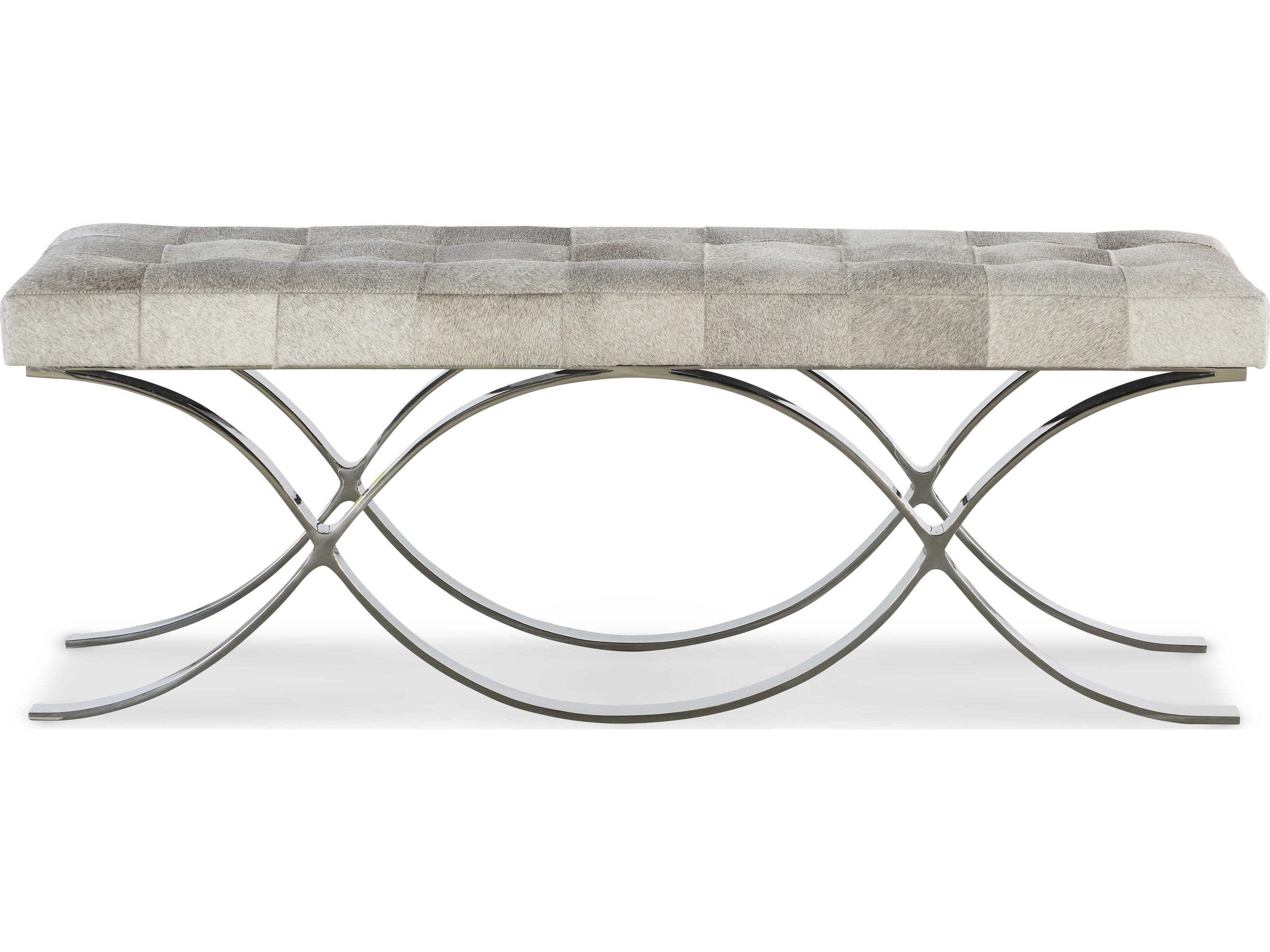 Century Furniture Trading Company Sterling Gray Upholstered Ottoman