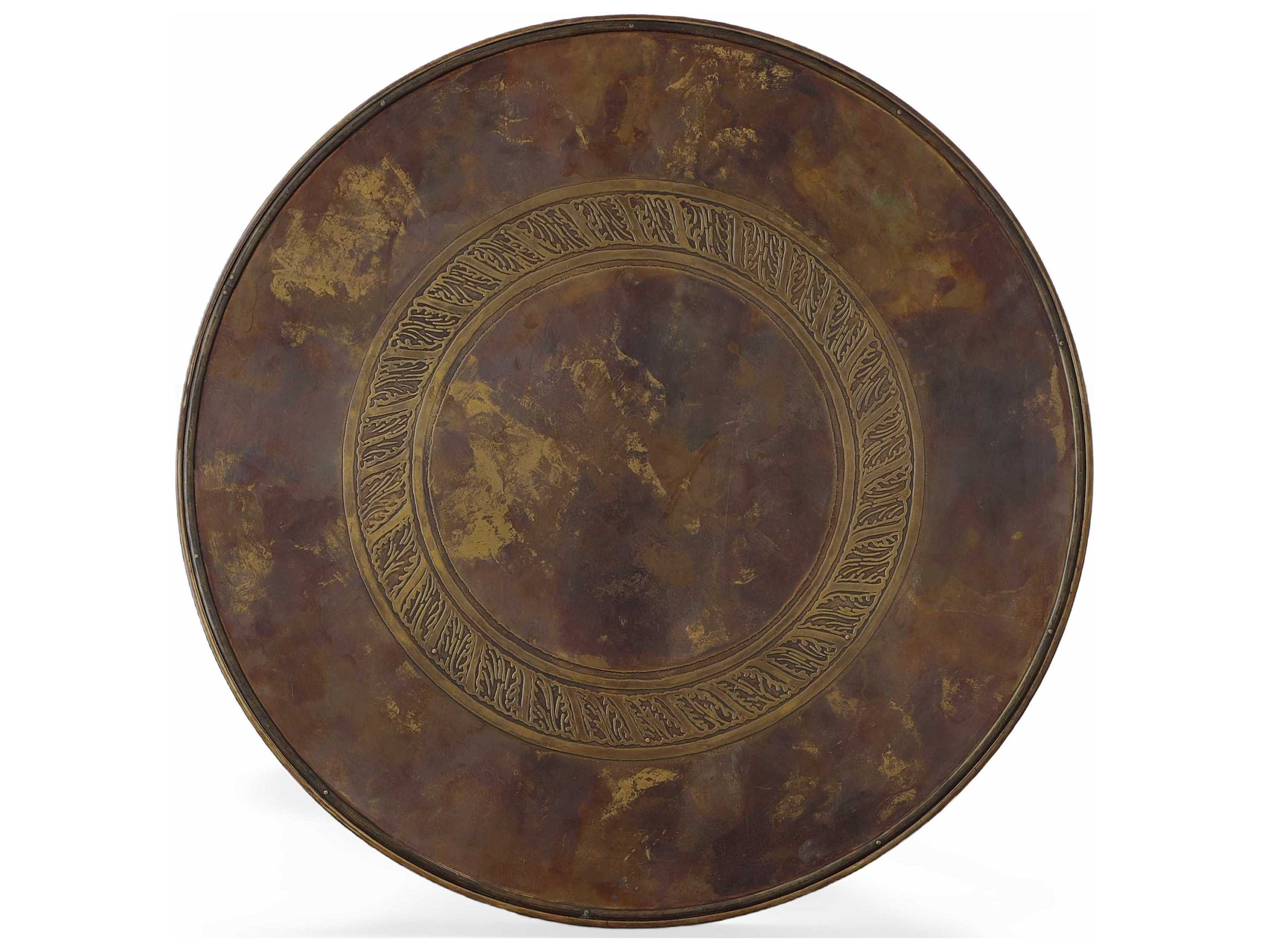 Century Furniture Grand Tour Round Metal End Table