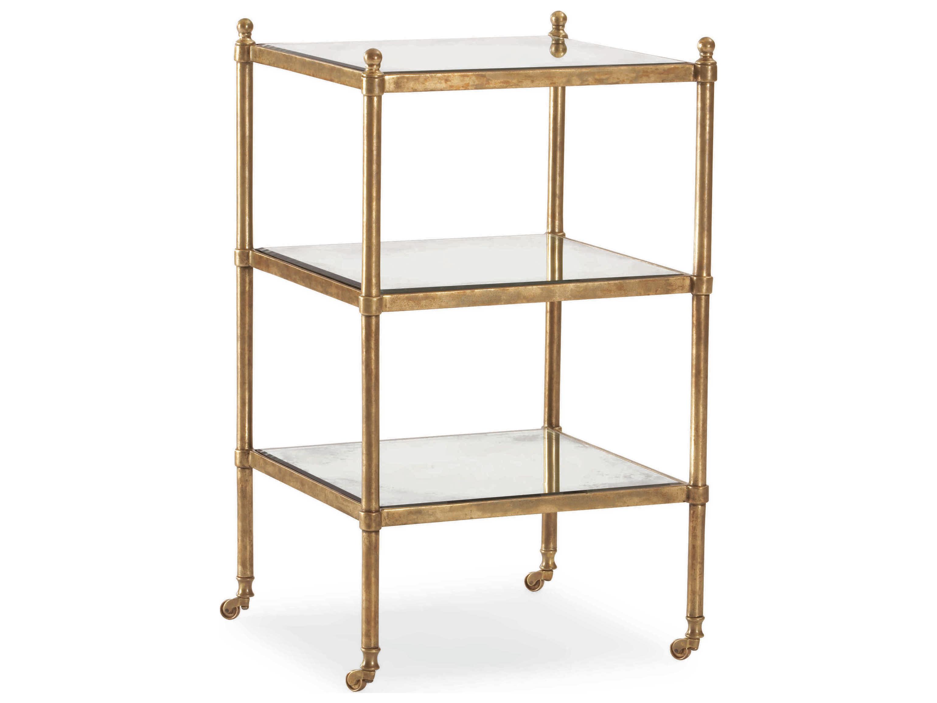 Century Furniture Grand Tour Square Mirror End Table