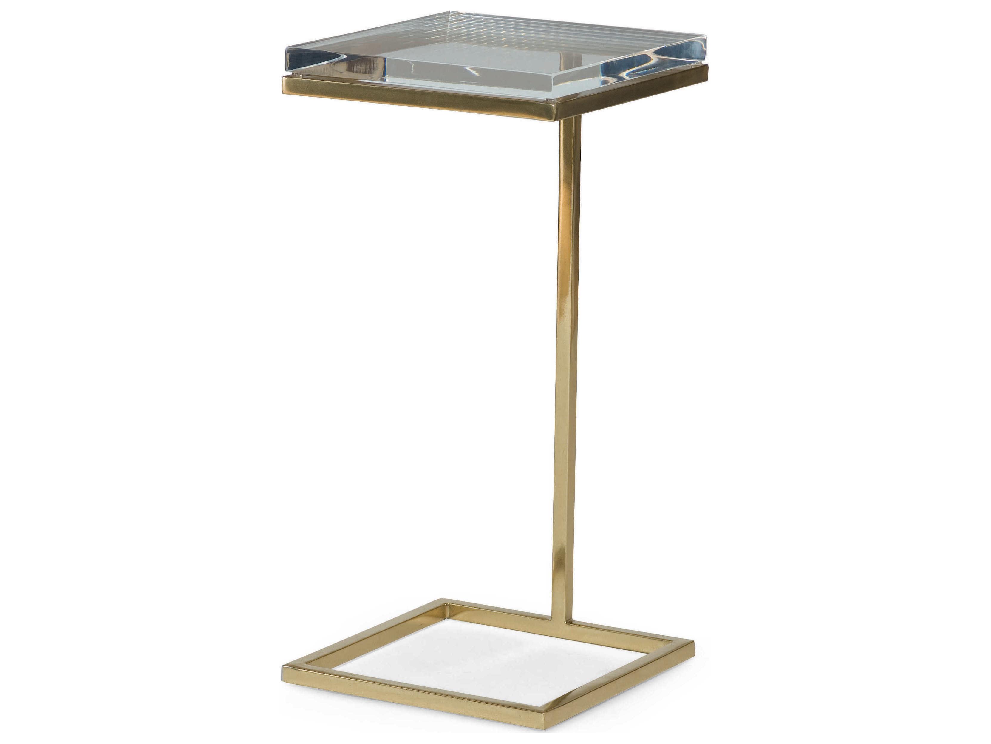 Century Furniture Grand Tour Square Acrylic End Table