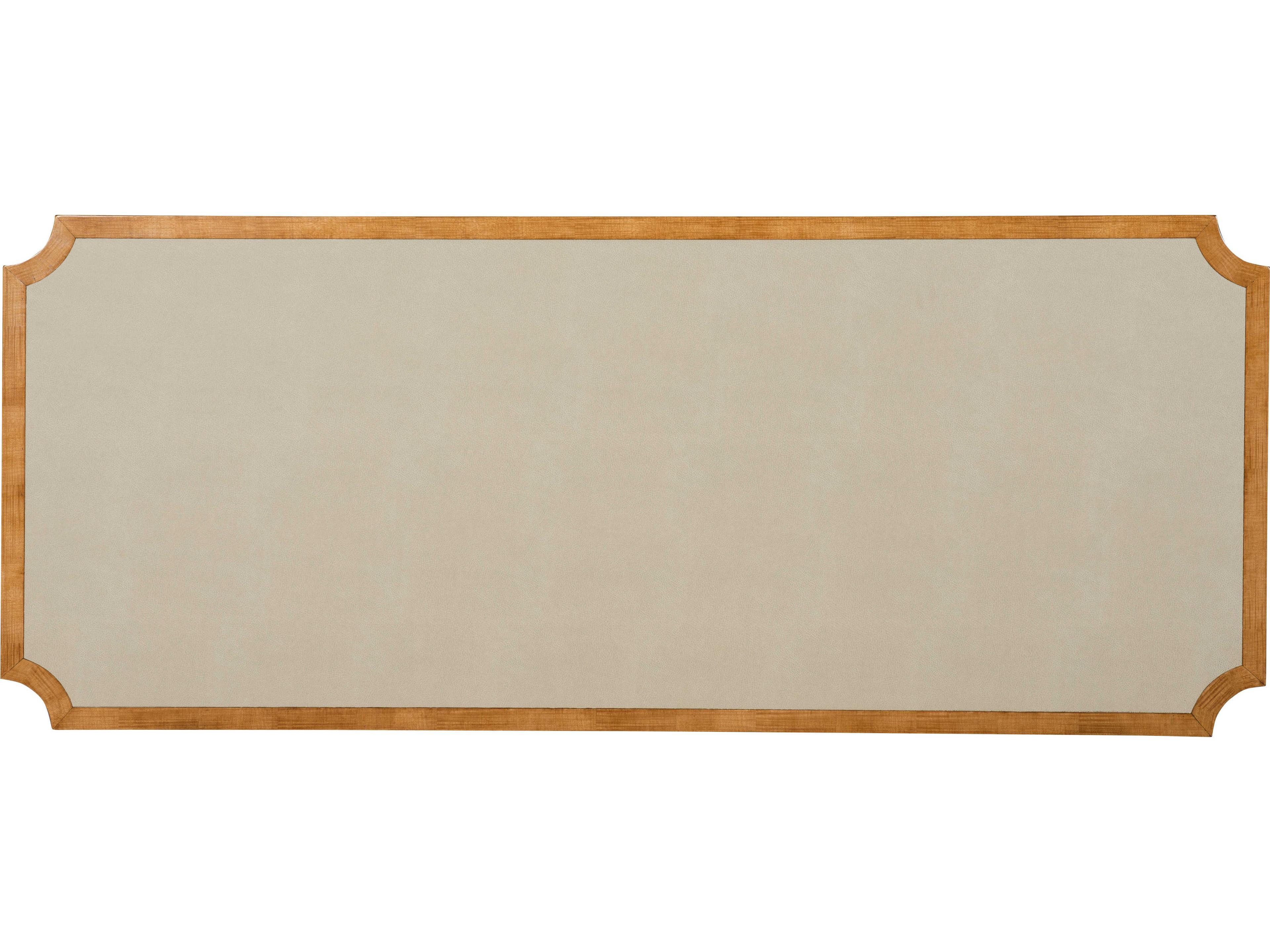 Century Furniture Grand Tour Antique Bronze Brown Maple Wood Secretary Desk