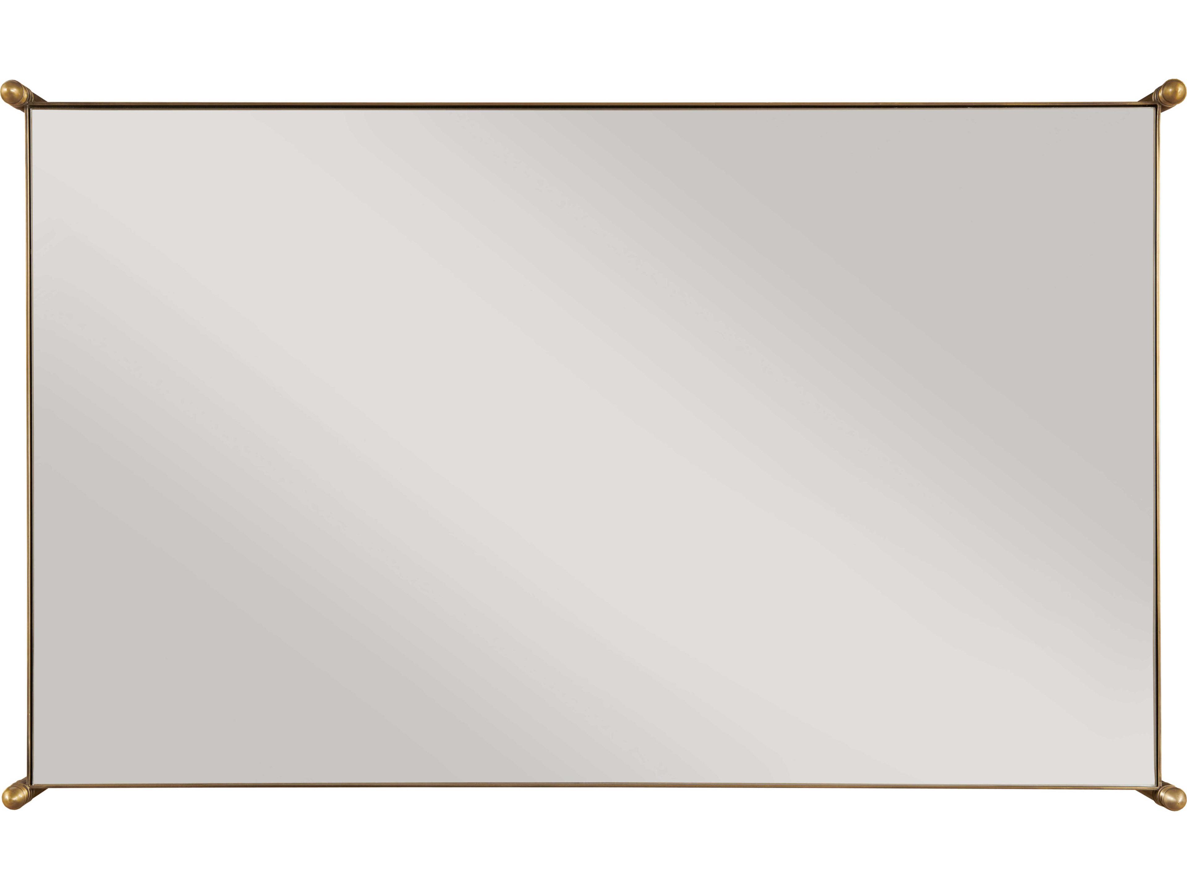 Century Furniture Grand Tour Rectangular Mirror Brass Coffee Table