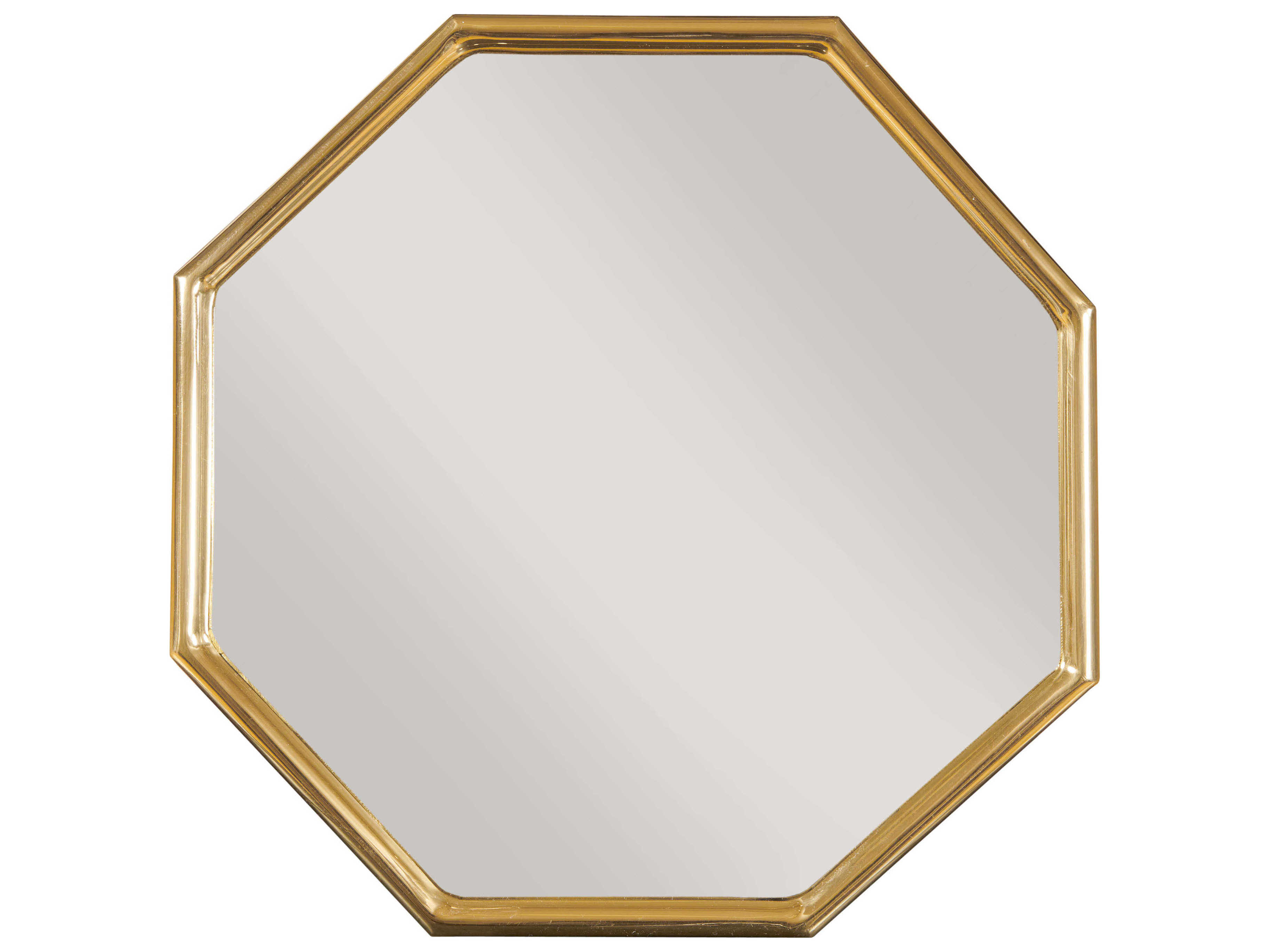 Century Furniture Grand Tour Octagon Mirror Brass End Table