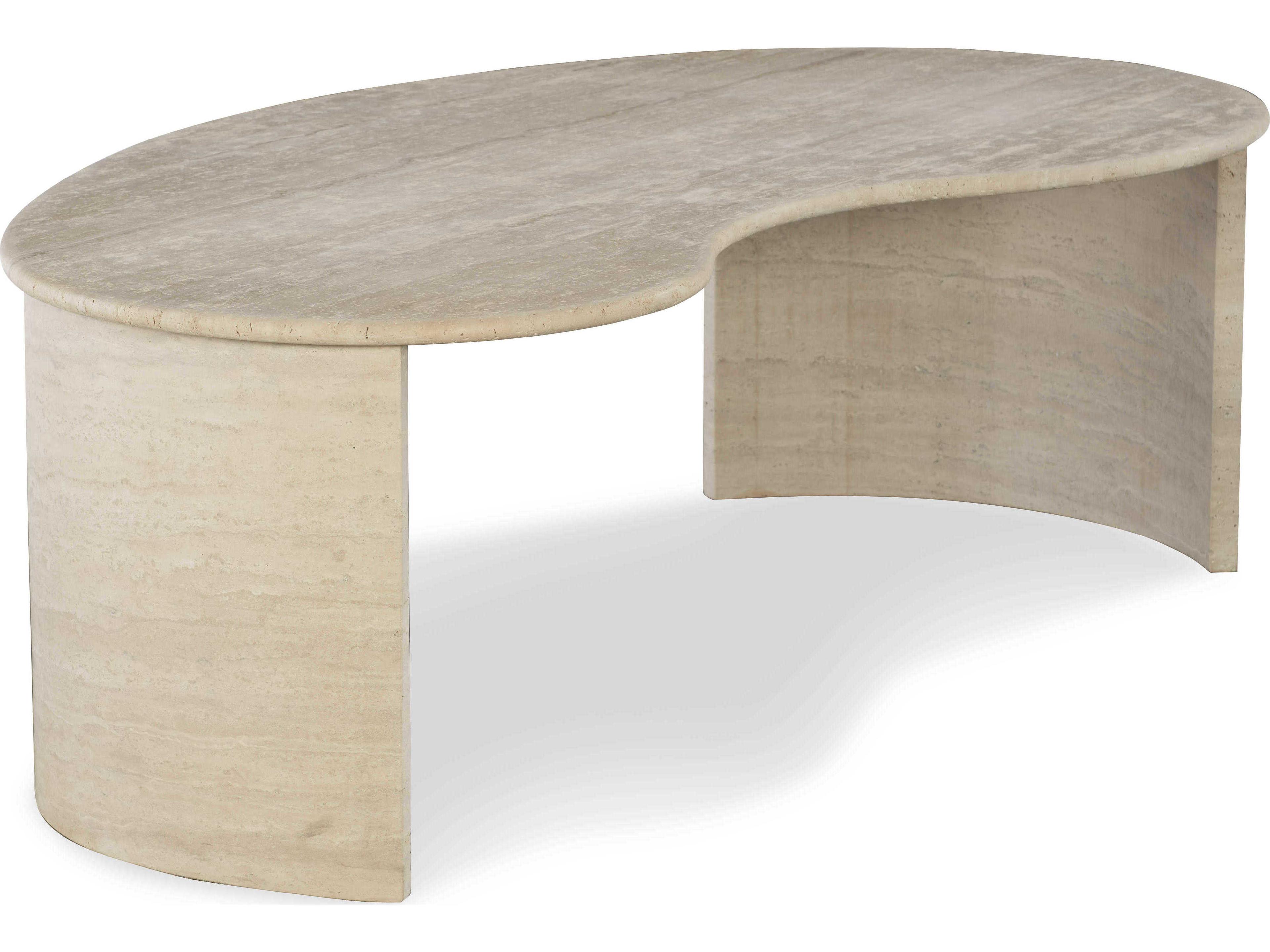 Century Furniture Grand Tour Travertine Stone Coffee Table