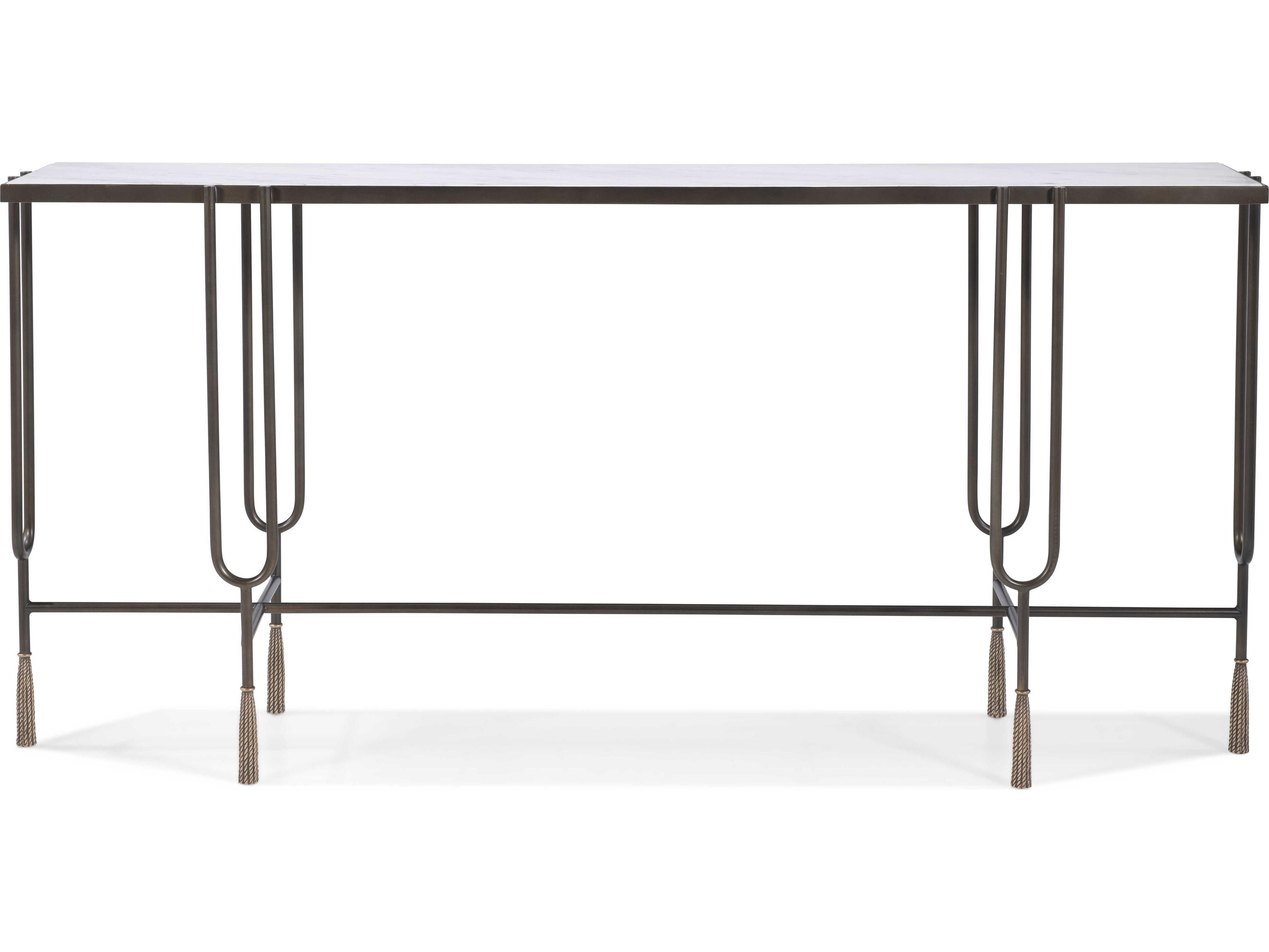 Century Furniture Grand Tour Rectangular Marble Console Table