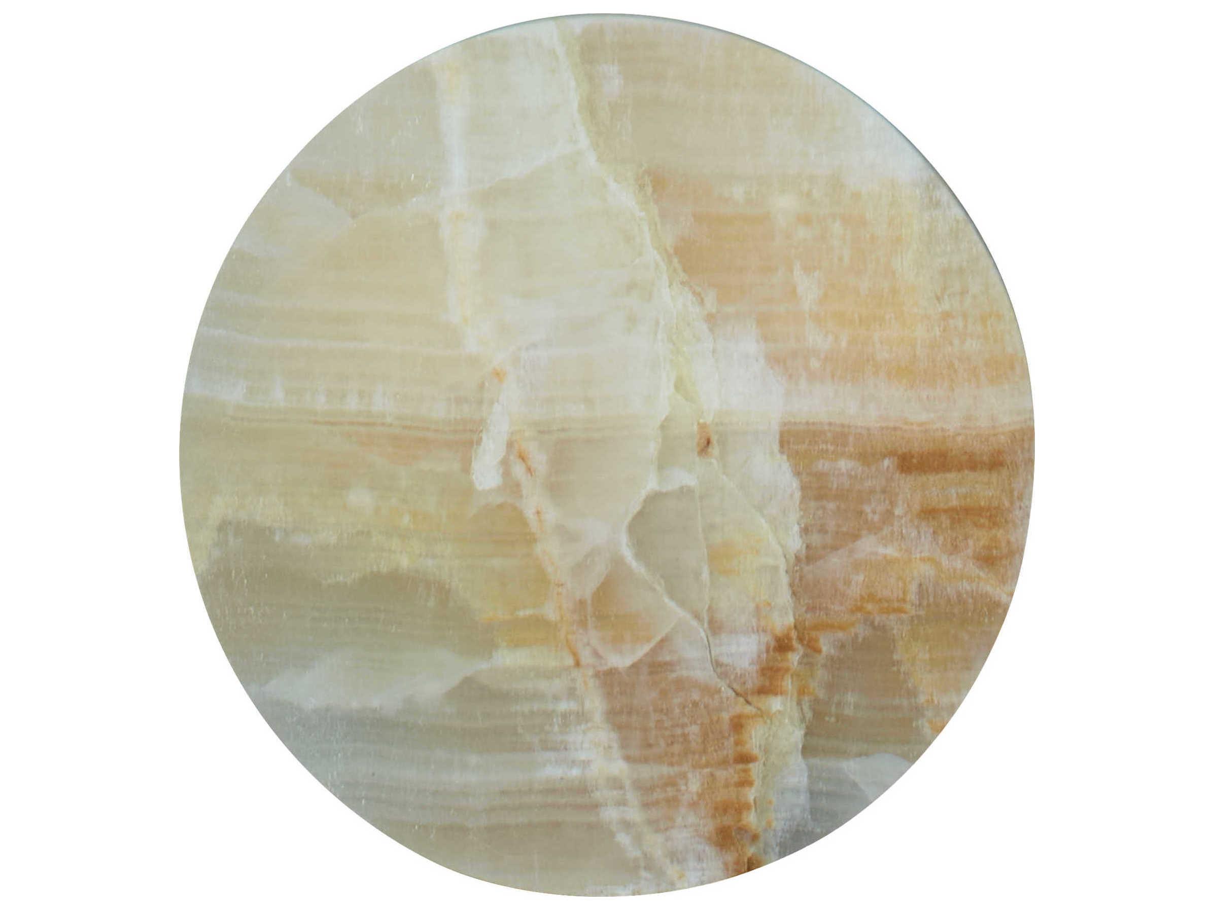 Century Furniture Grand Tour 7" Round Stone End Table