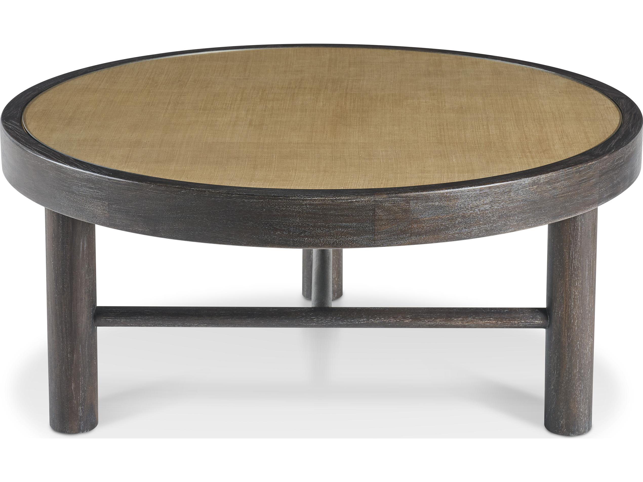 Century Furniture Grand Tour Round Glass Coffee Table