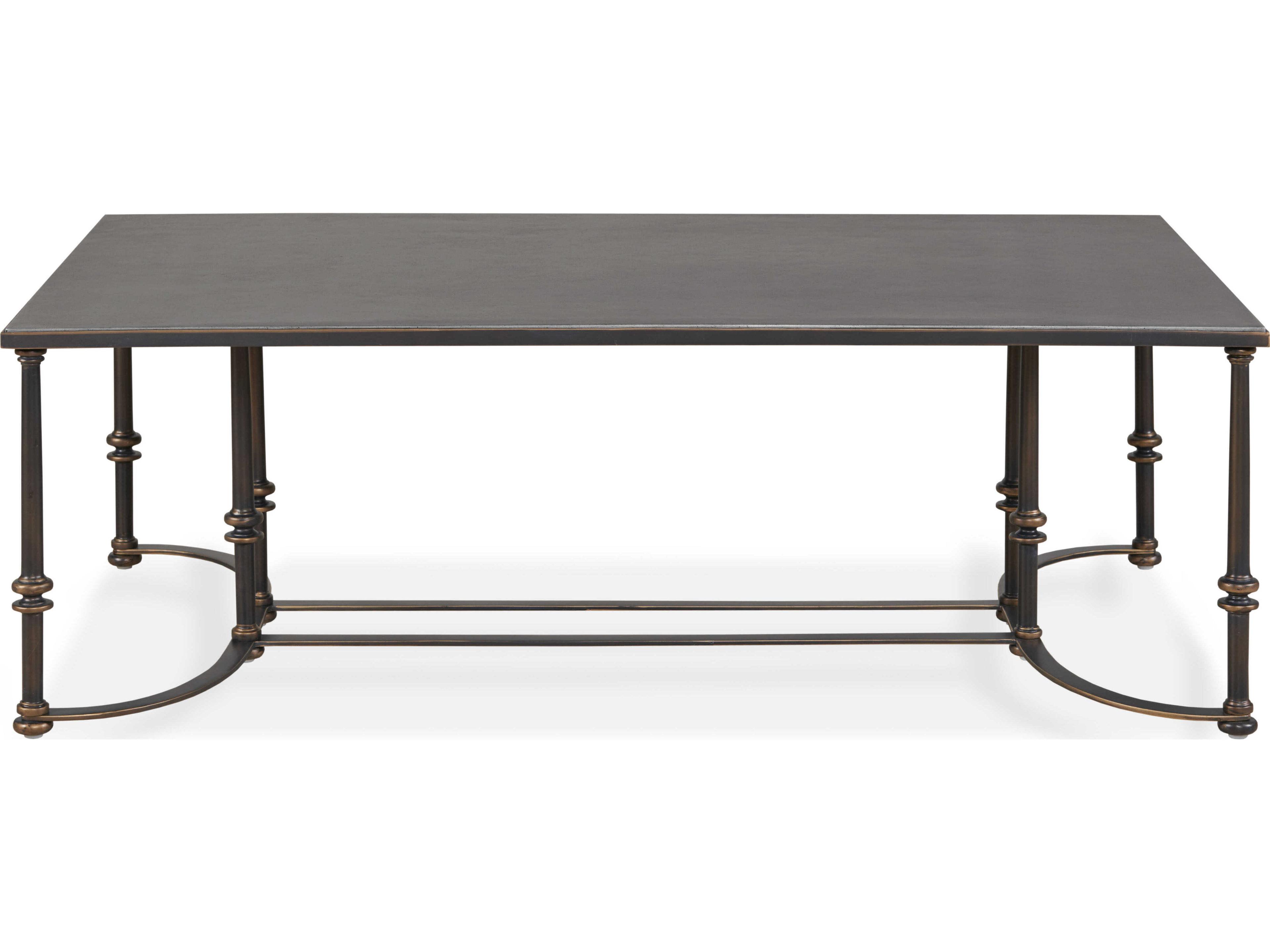 Century Furniture Grand Tour Arezzo Rectangular Metal Coffee Table