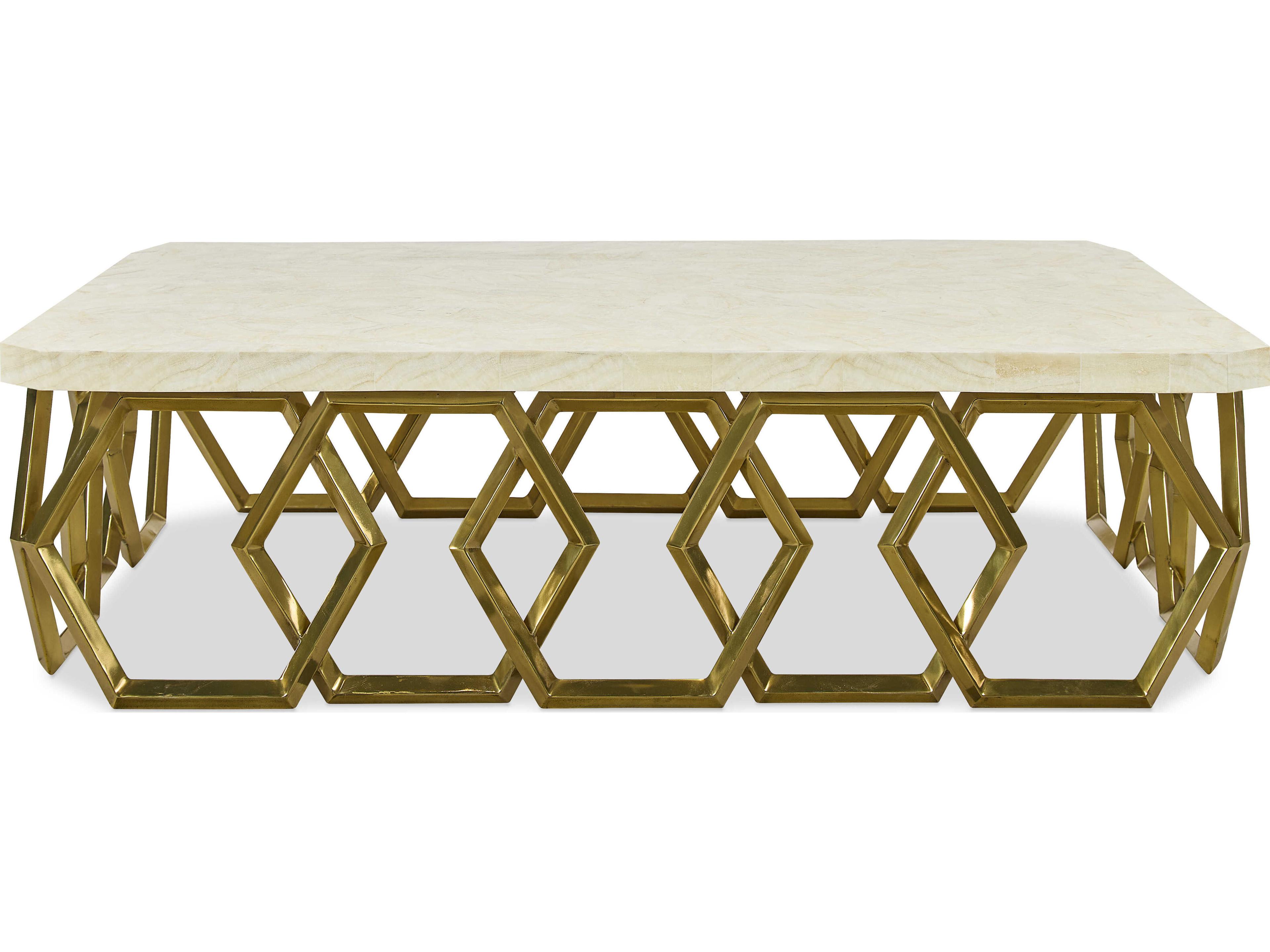 Century Furniture Grand Tour Devon Rectangular Stone Coffee Table