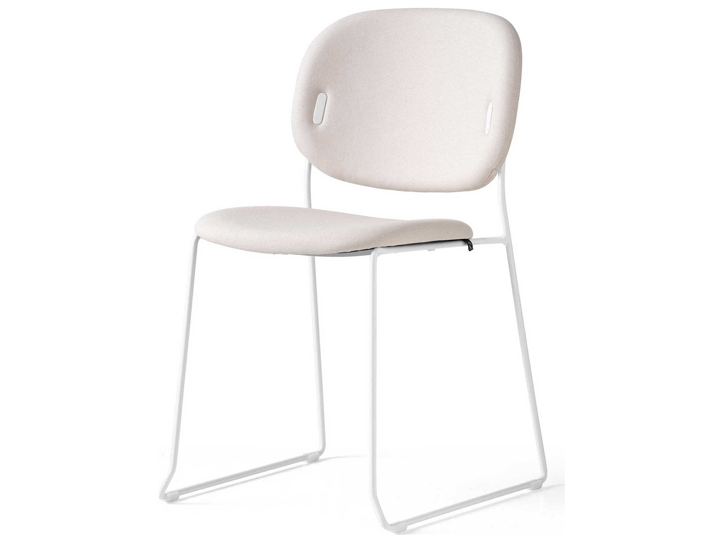 Connubia Yo! Black Upholstered Armless Dining Chair