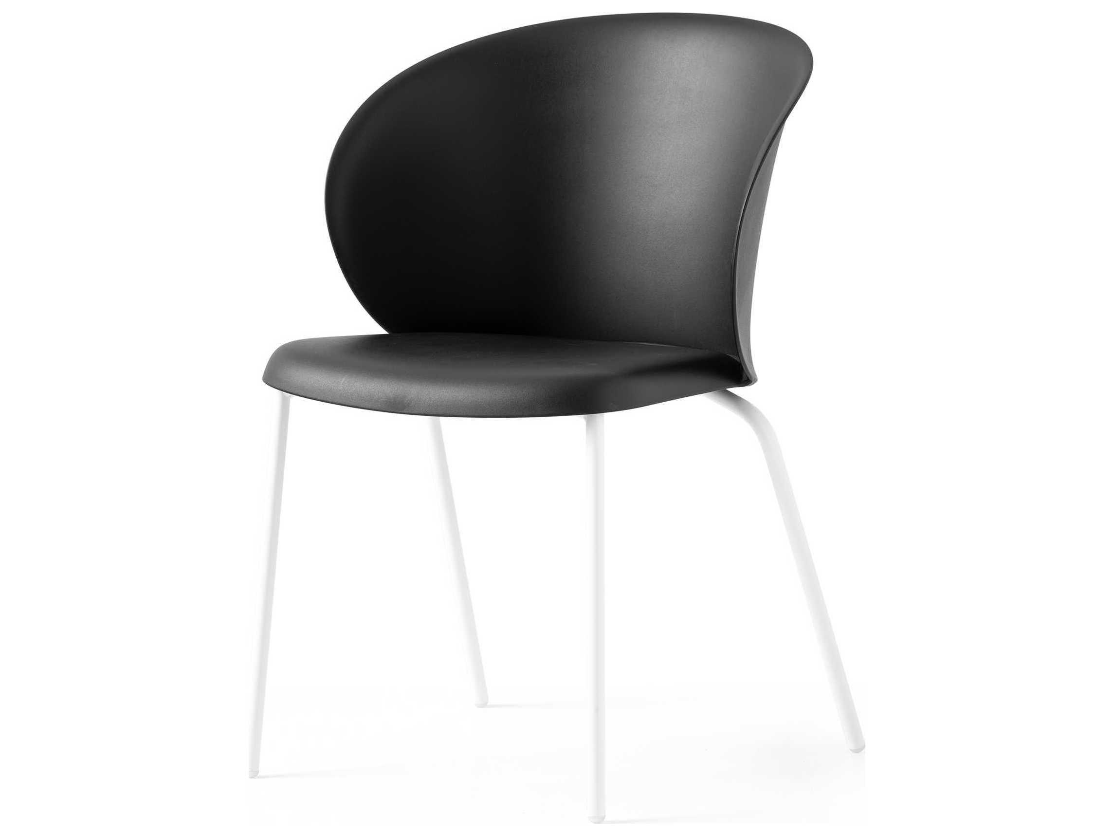 Connubia Tuka Black Armless Dining Chair