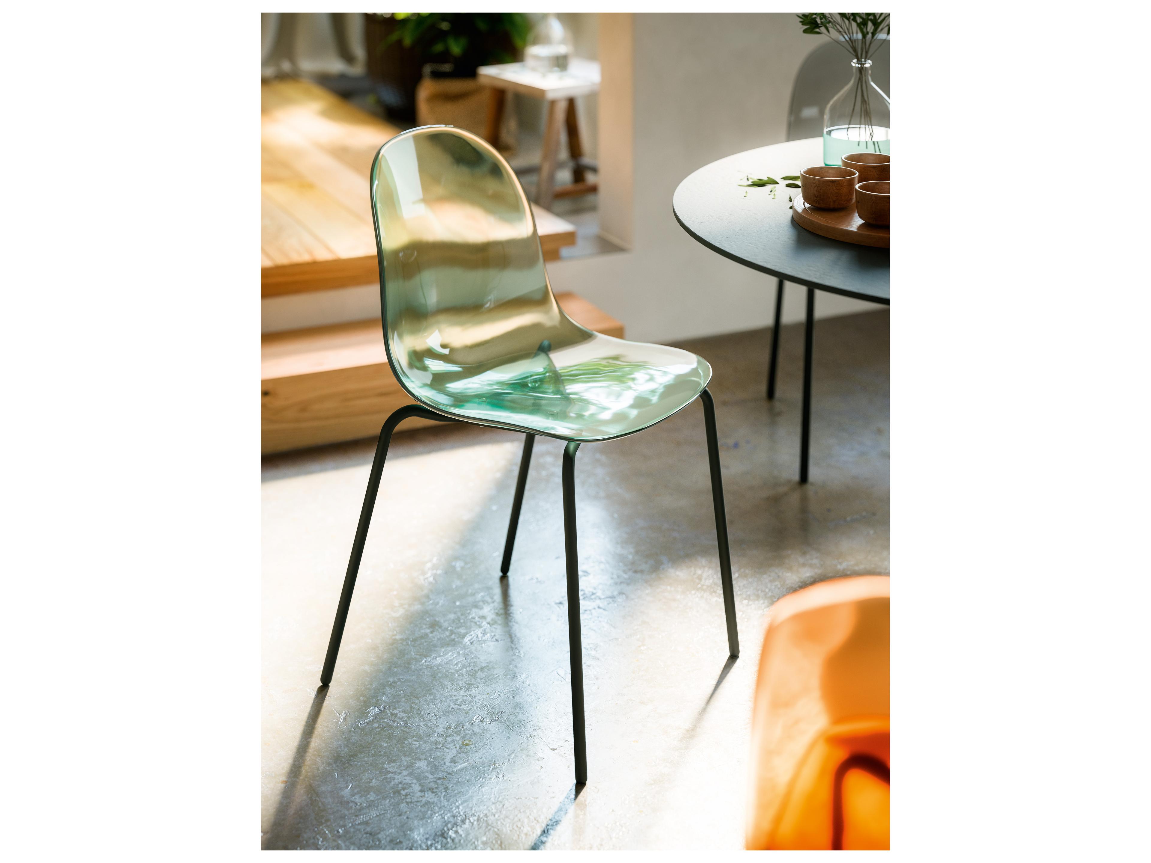 Connubia Academy Black Armless Dining Chair