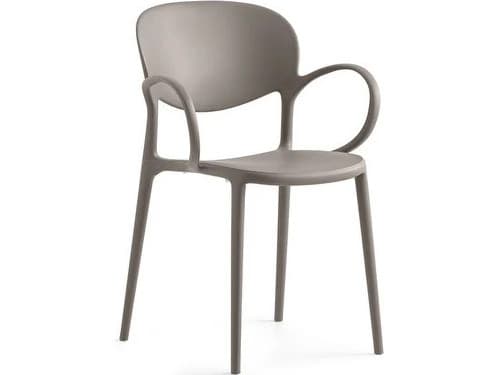 Connubia Abby Black Arm Dining Chair