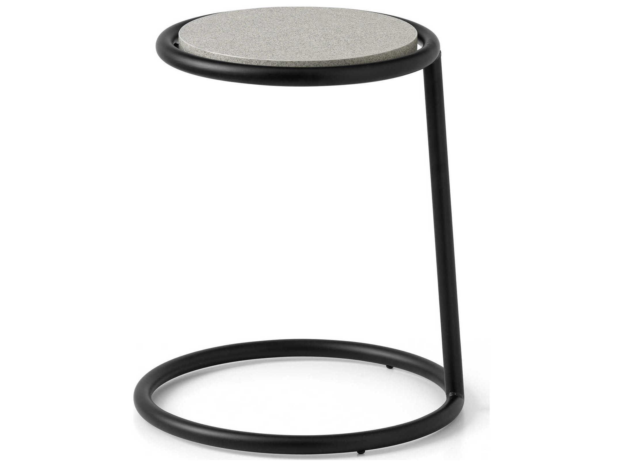 Connubia Kangoo Round Stone End Table