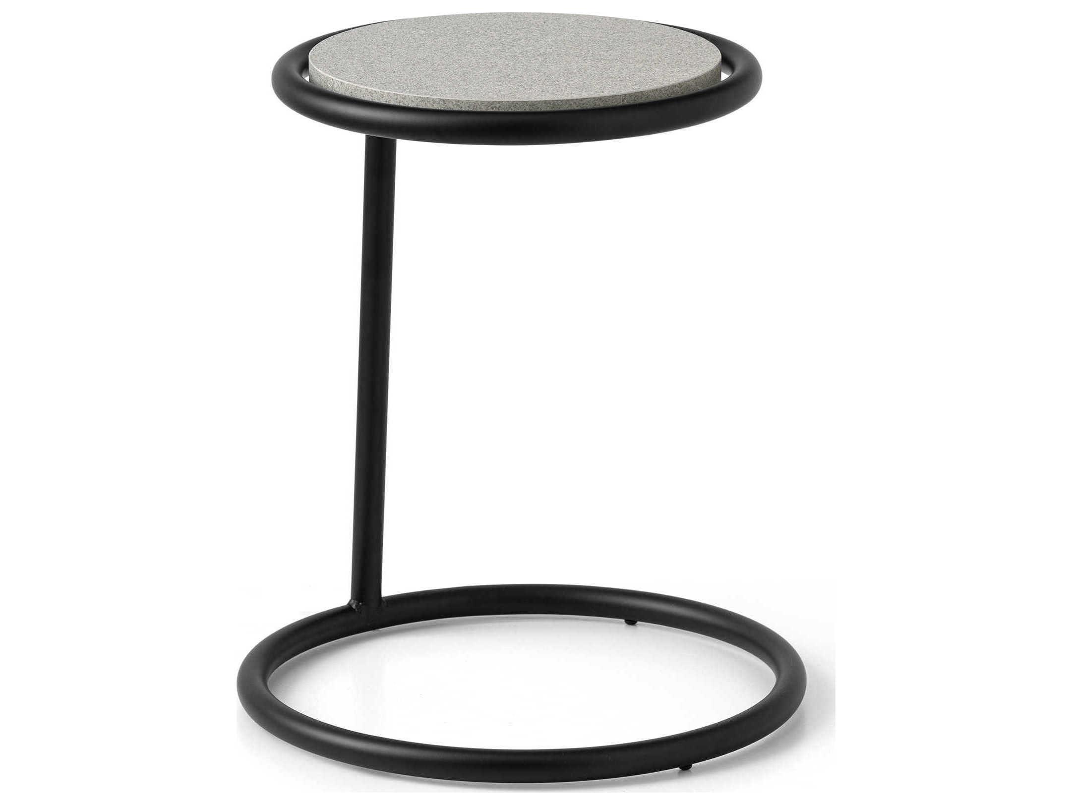 Connubia Kangoo Round Stone End Table