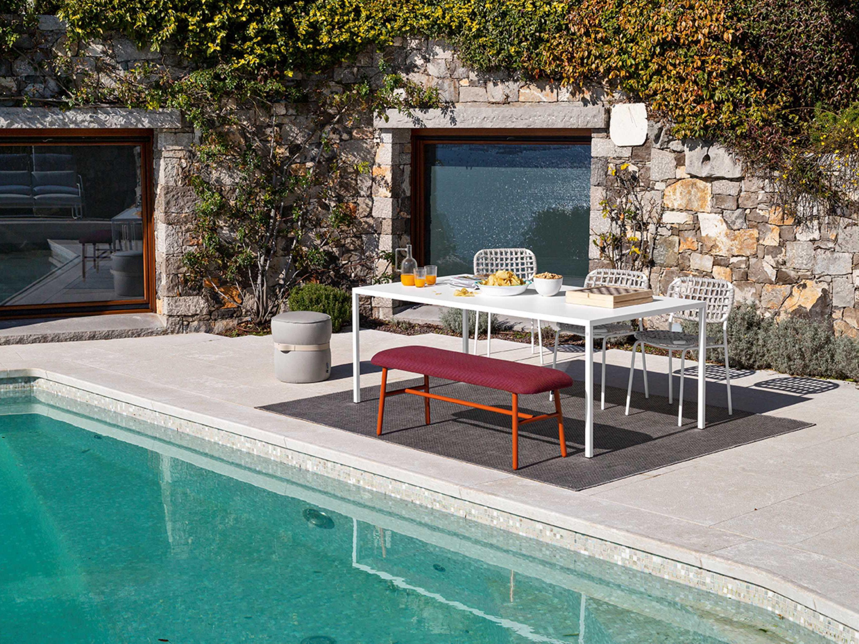 Connubia Outdoor Yo Matt Optic White / Sand Metal Rope Dining Chair