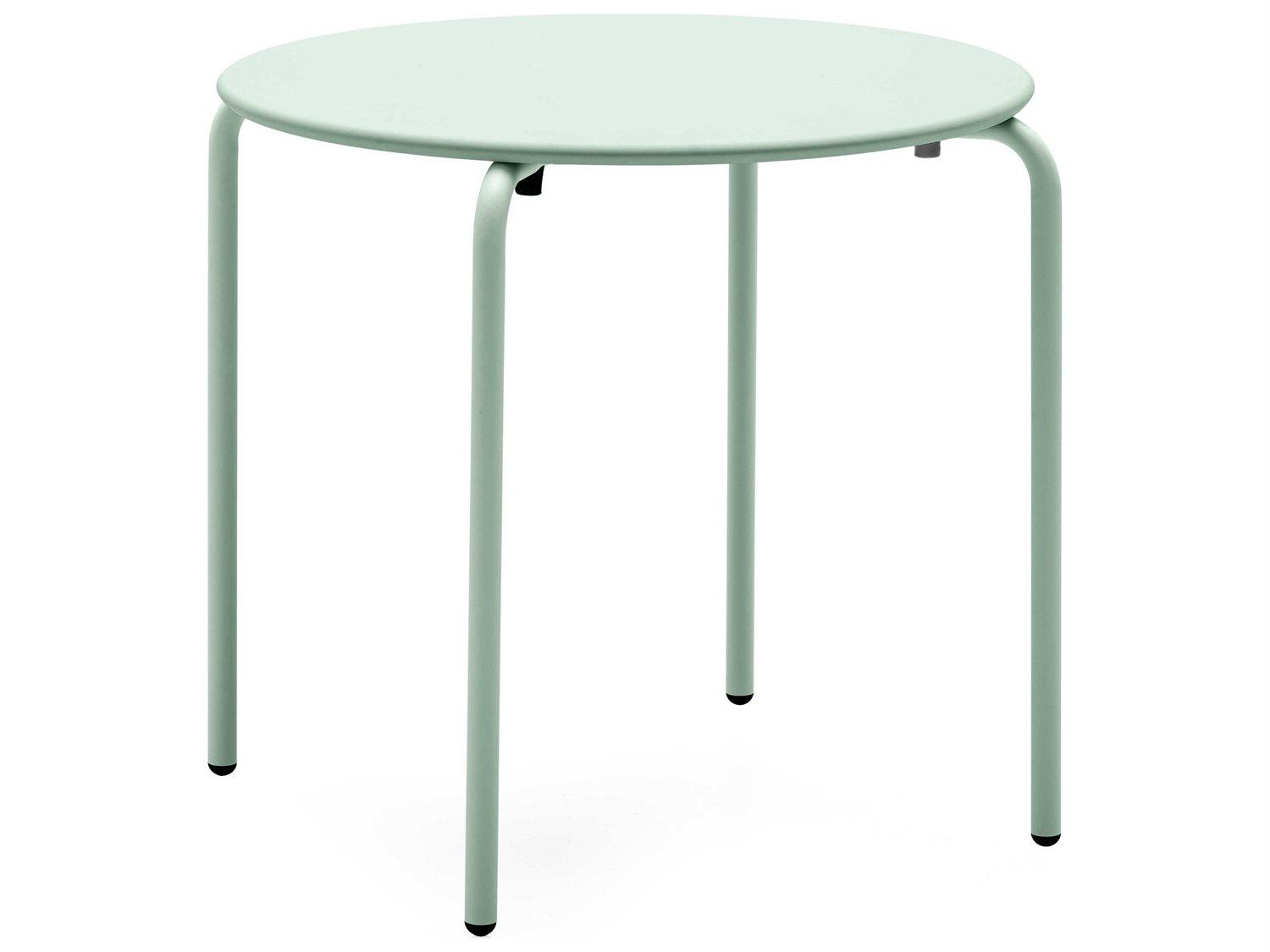 Connubia Outdoor Easy Matt Thyme Green Metal Round Dining Table