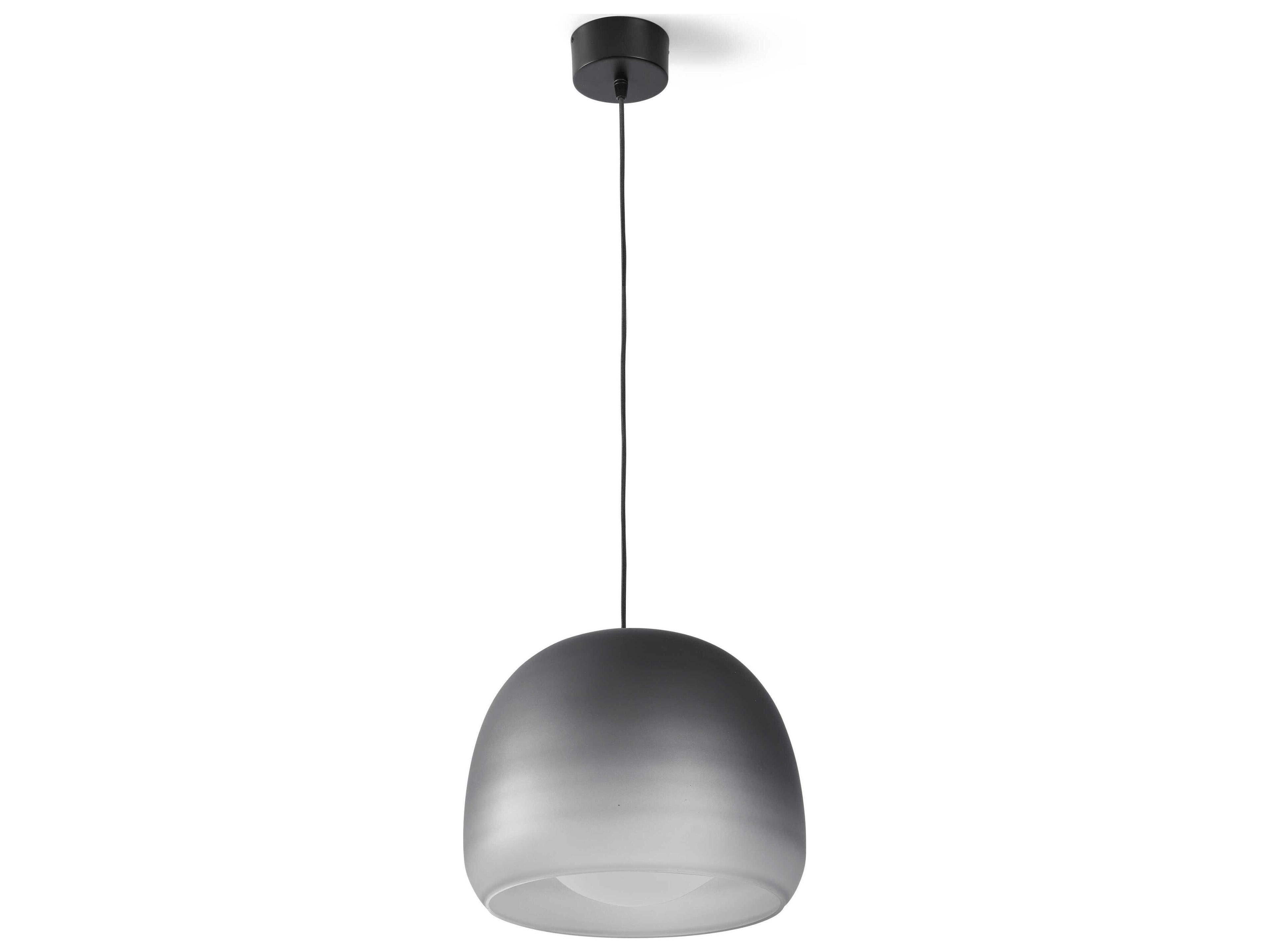Carpyen Medusa 1-Light Black Dome Mini Pendant