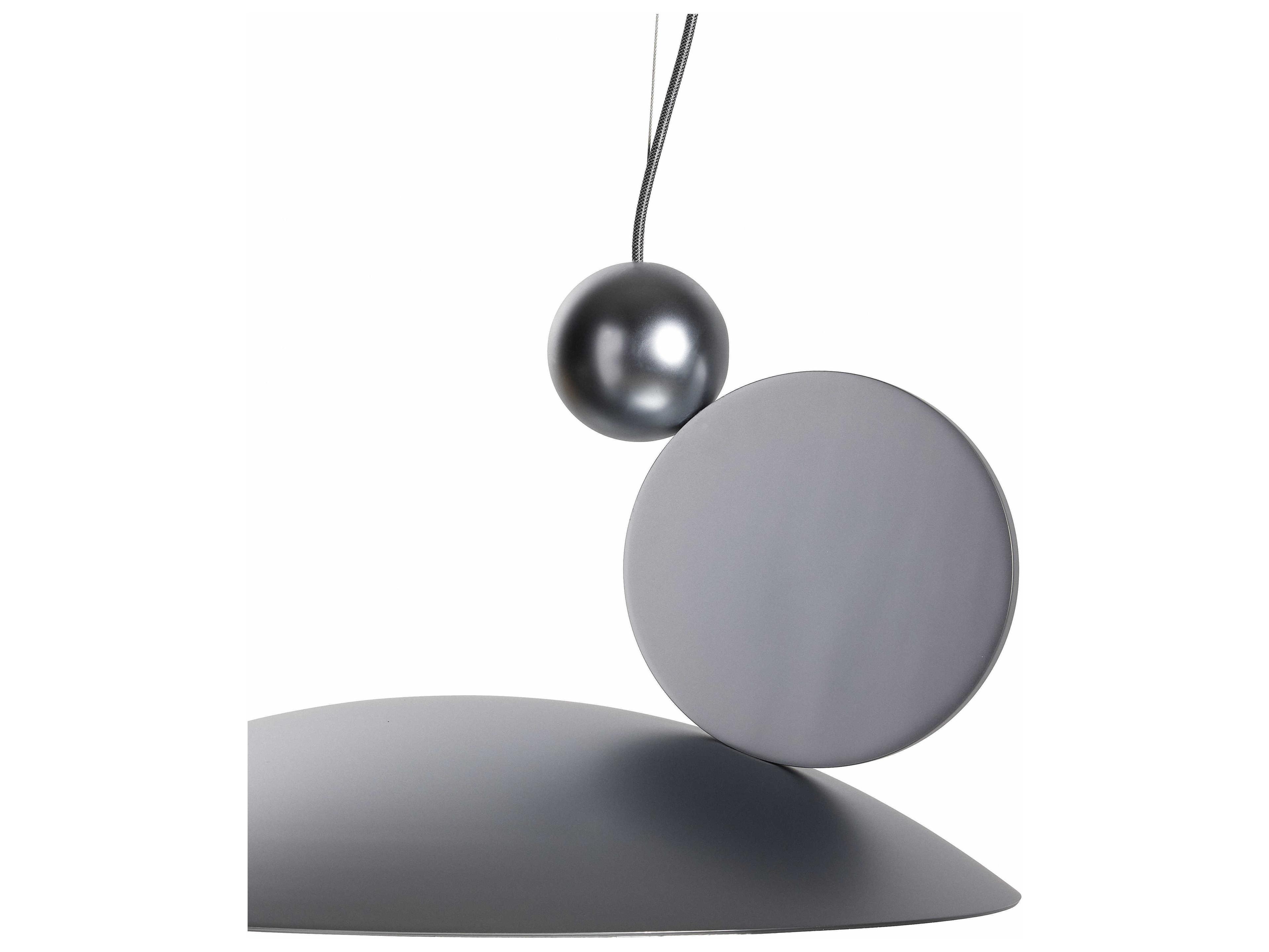 Carpyen Equilibrium Matt Chrome Dome Geometric Pendant